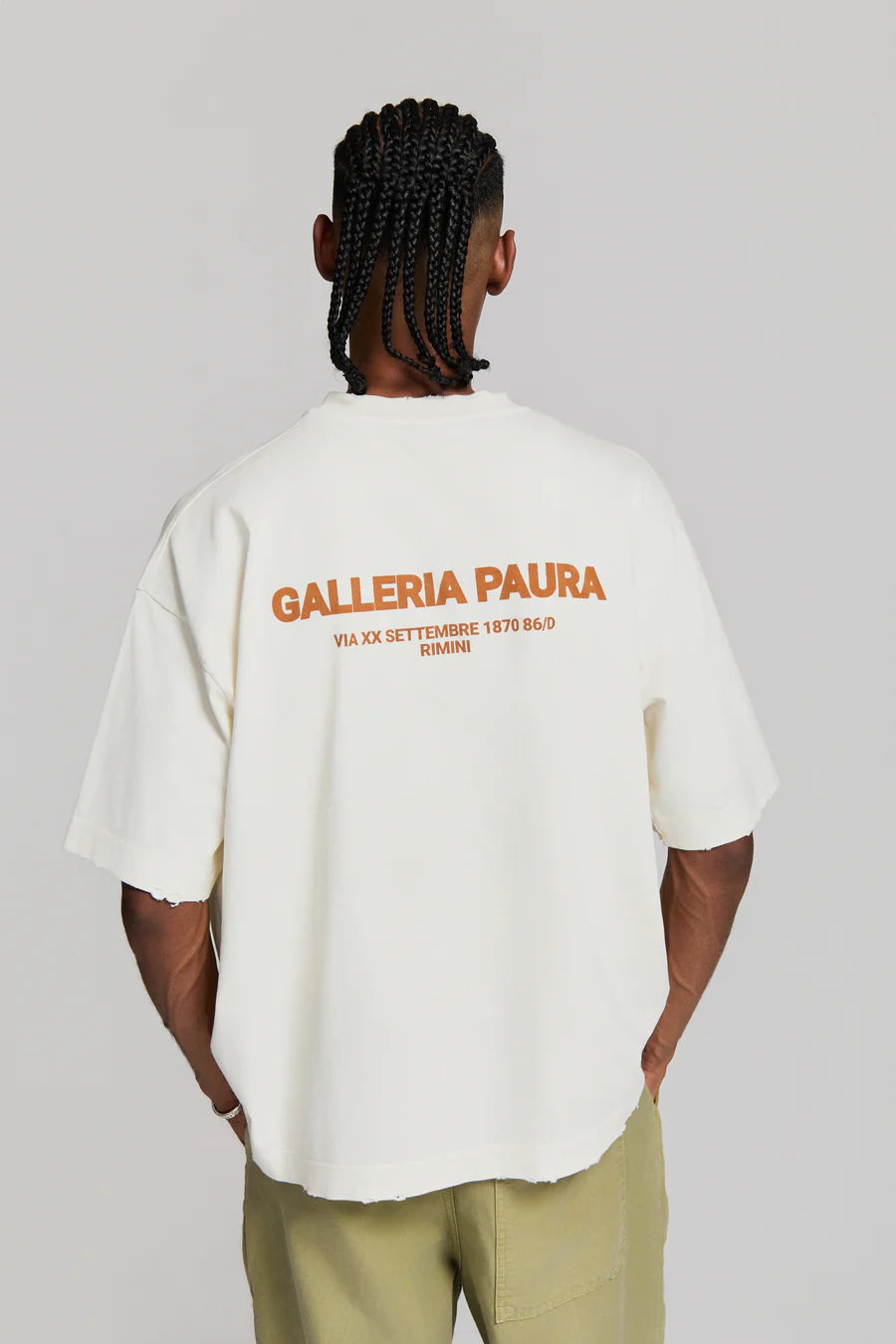 Oversized distressed HQ t-shirt