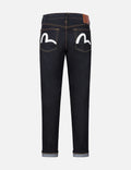 Jeans Seagull print taper fit