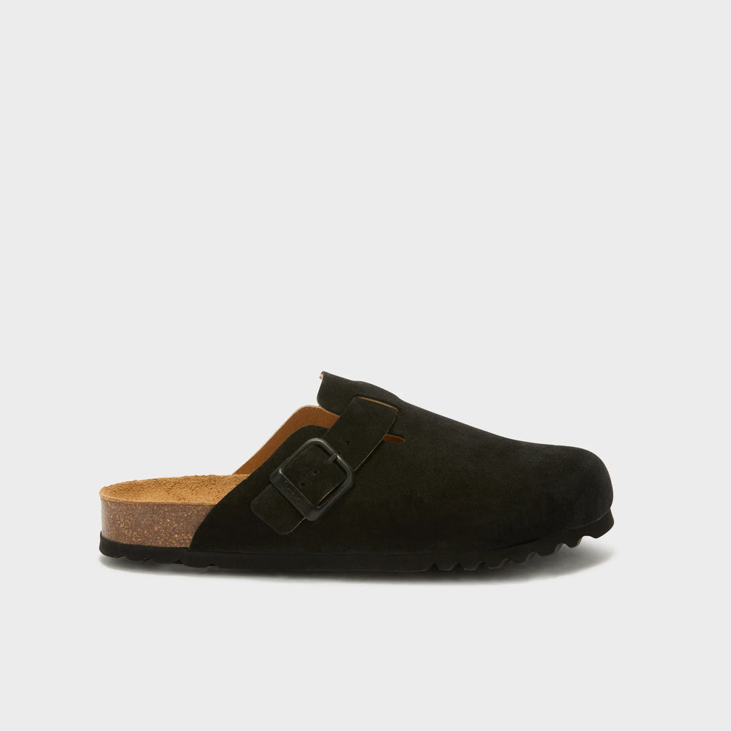 Suede clogs - Black
