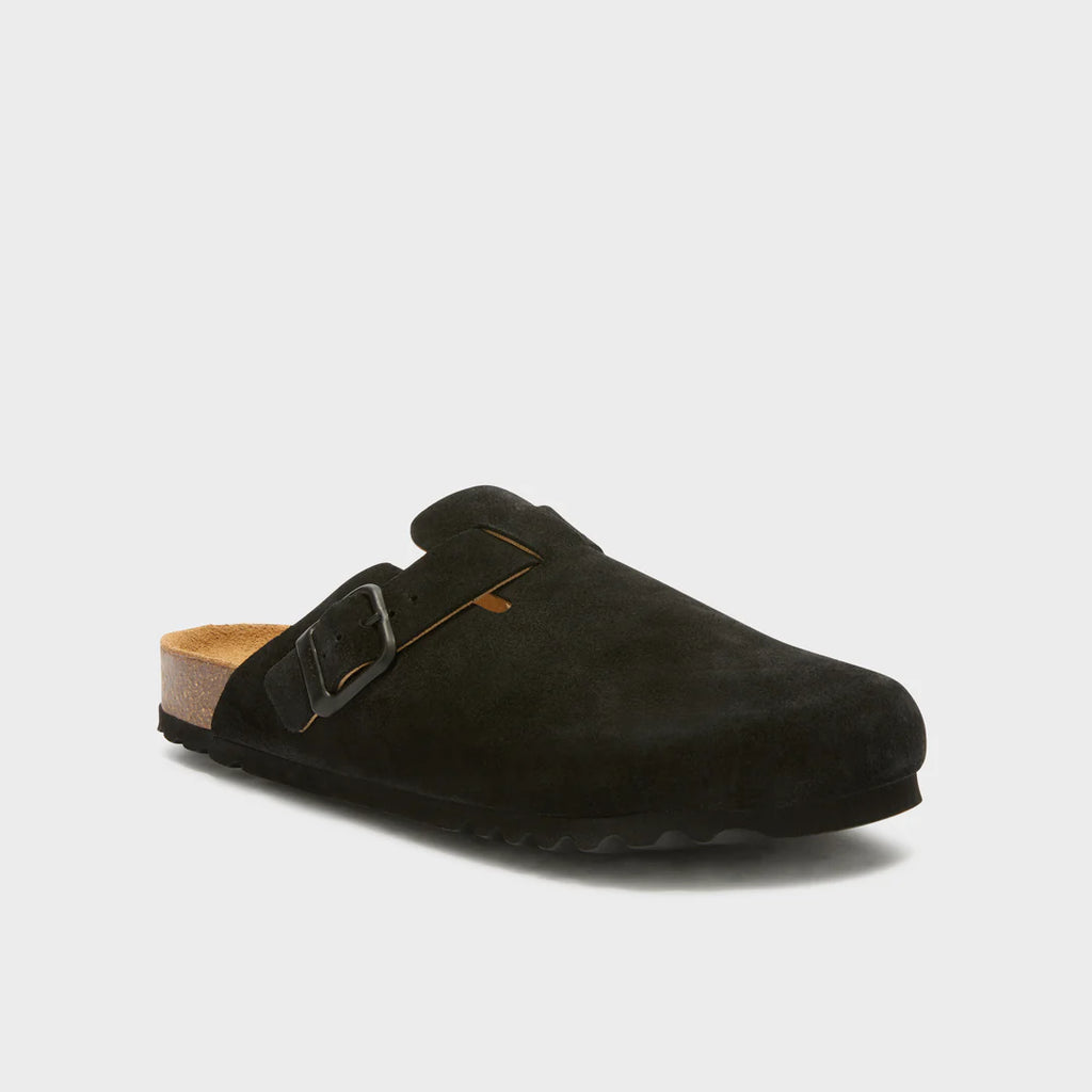 Suede clogs - Black