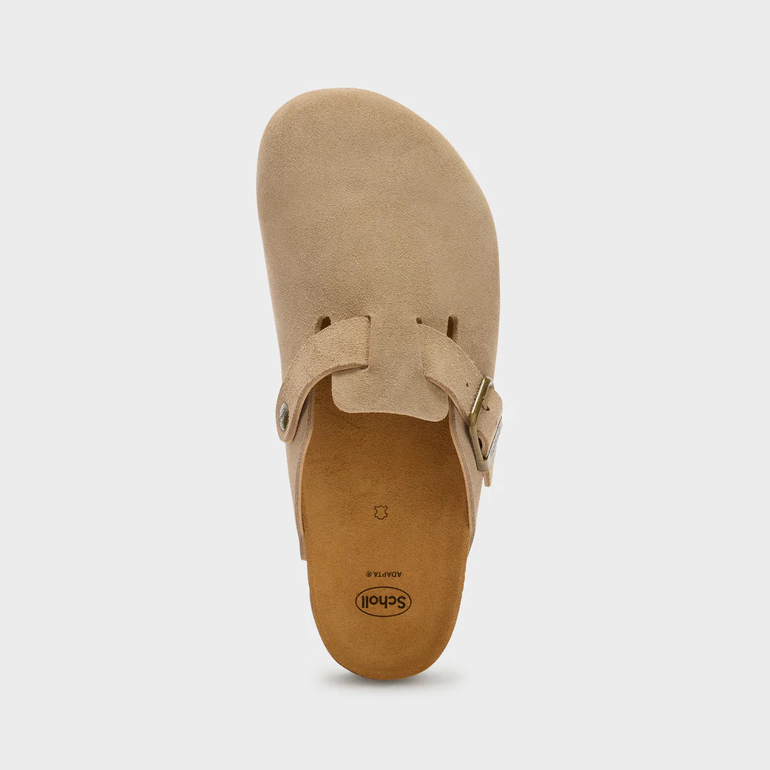Suede clogs - Beige