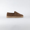 Mocassino penny loafer in pelle scamosciata