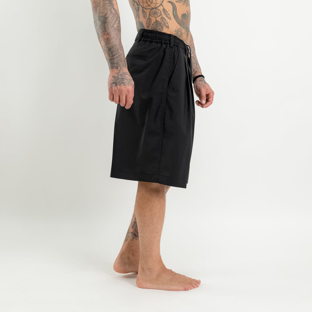 Bermuda doppia pinces con coulisse super loose