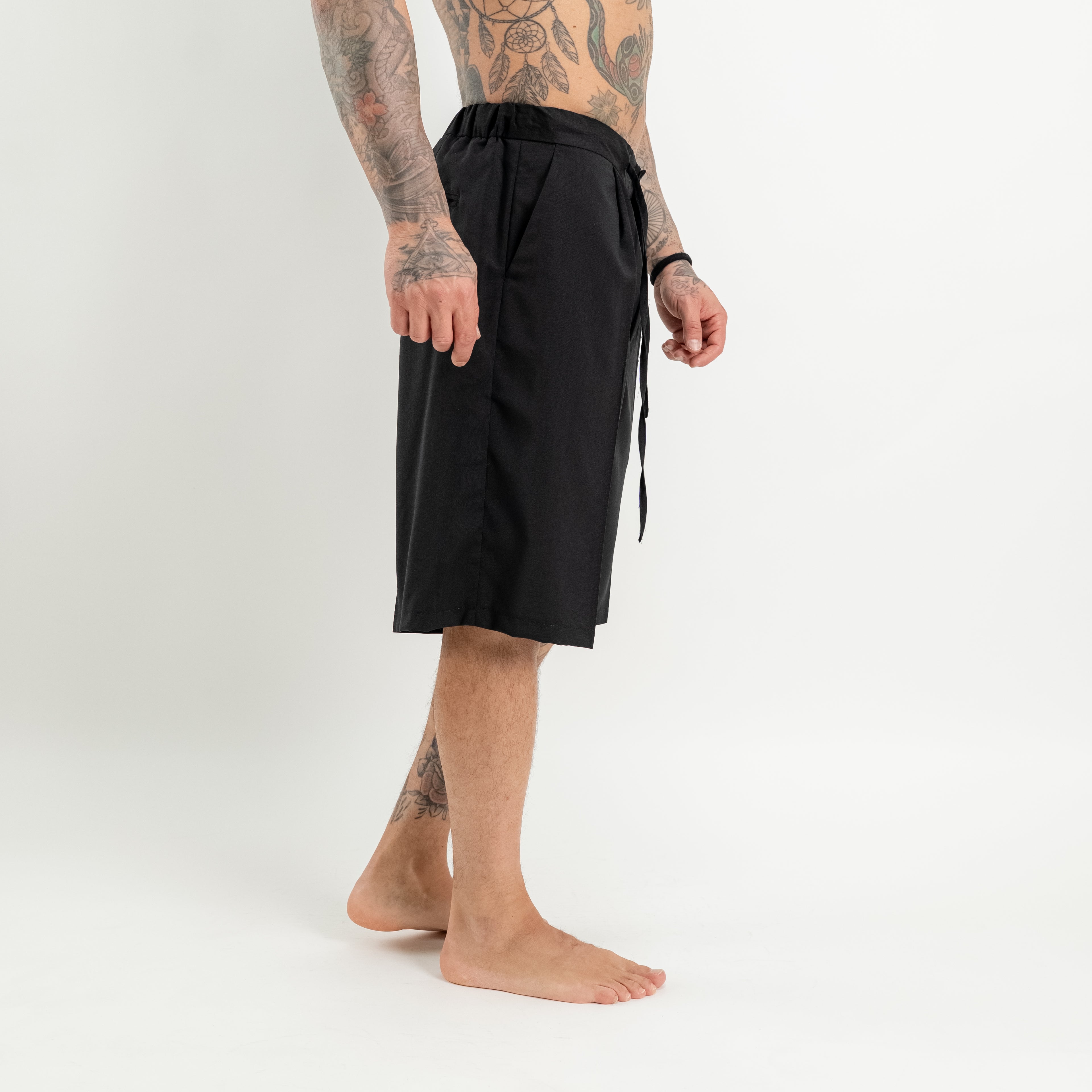 Bermuda doppia pinces con coulisse