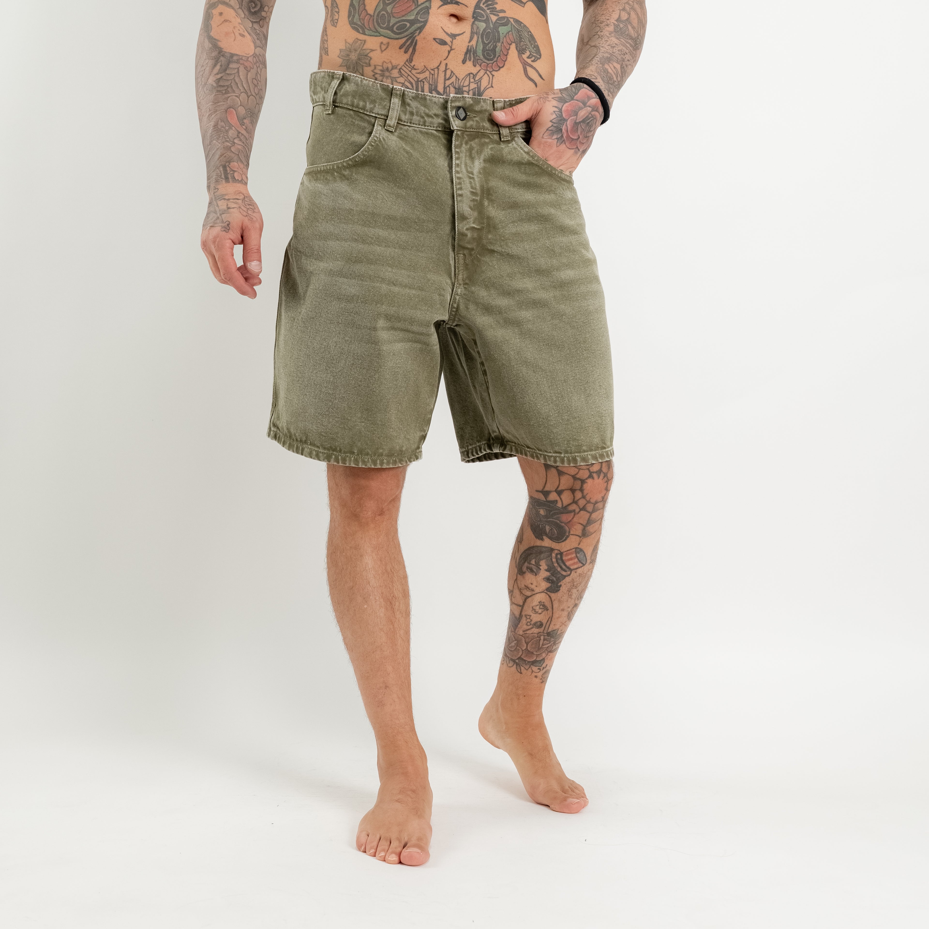 Bermuda denim green