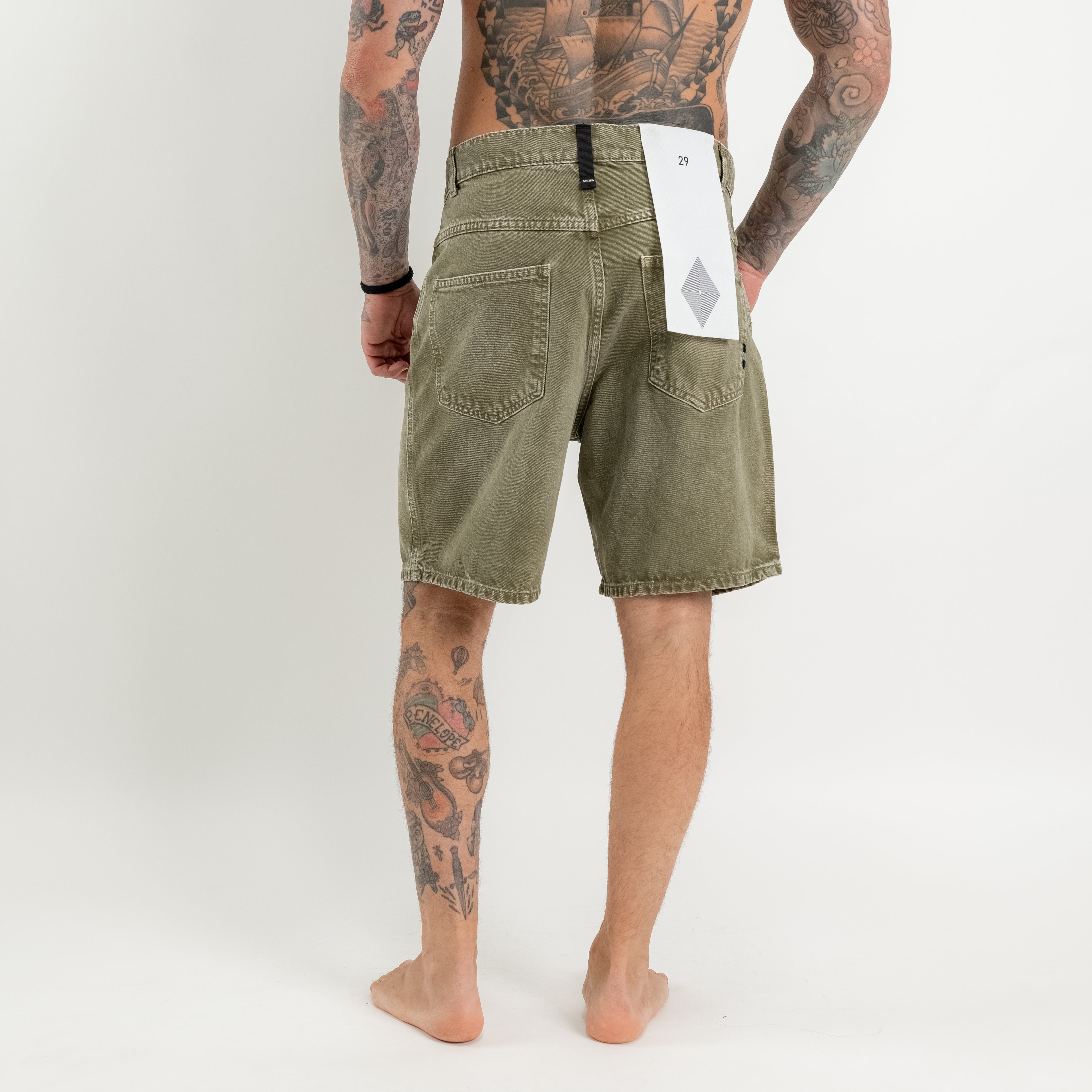 Bermuda denim green