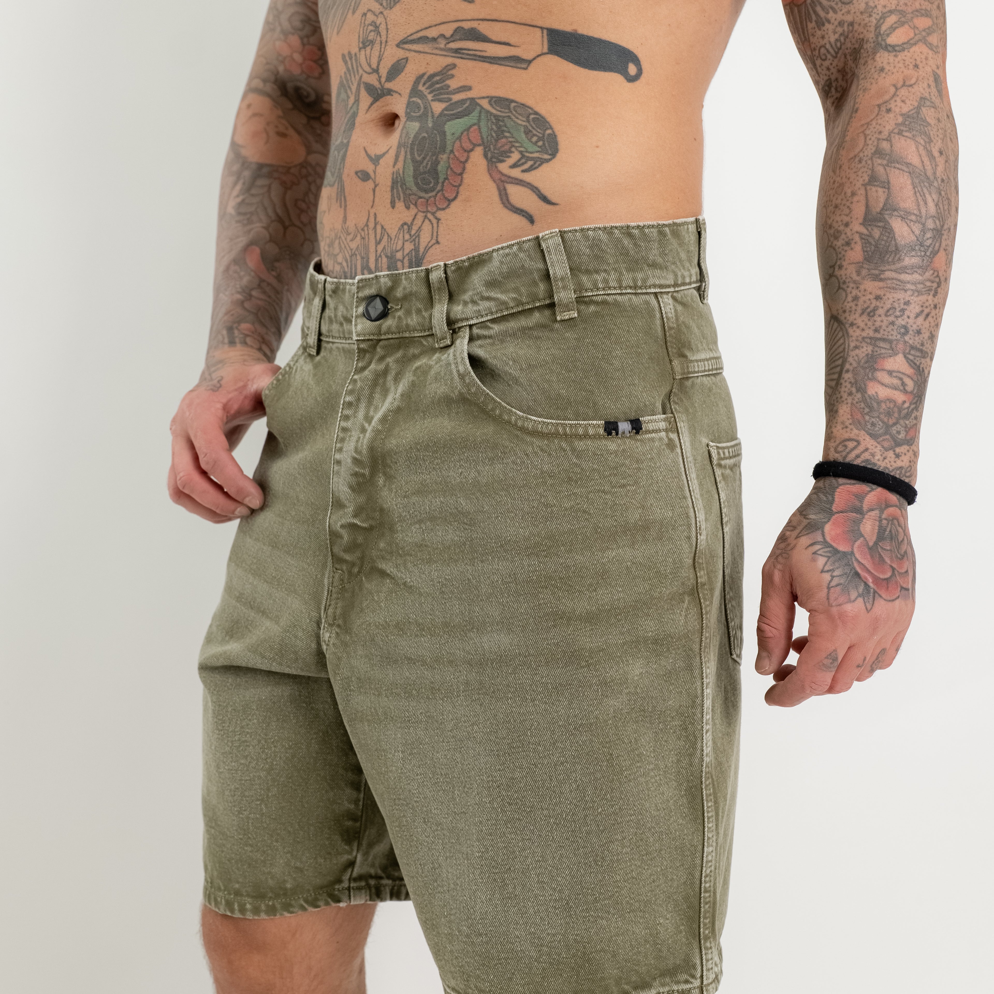 Bermuda denim green
