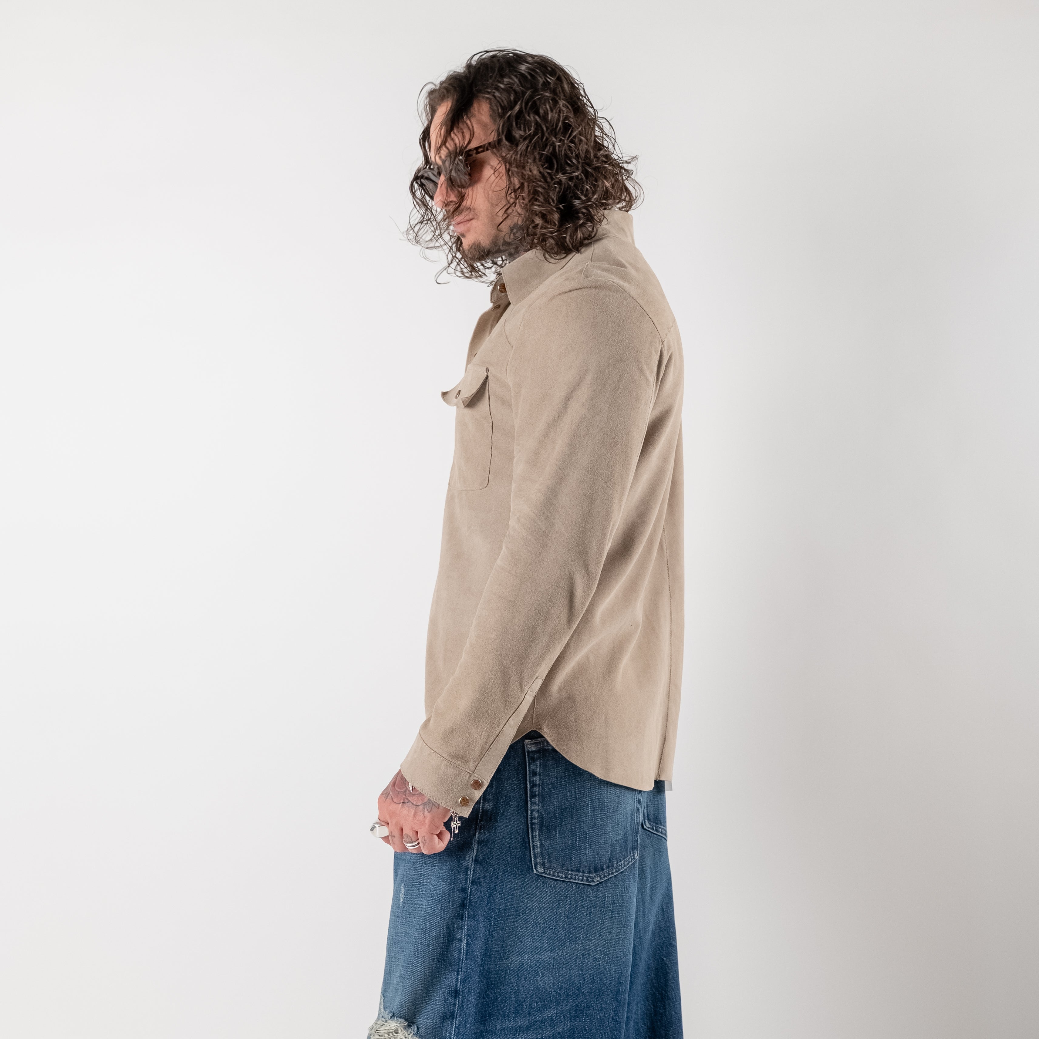 Suede shirt