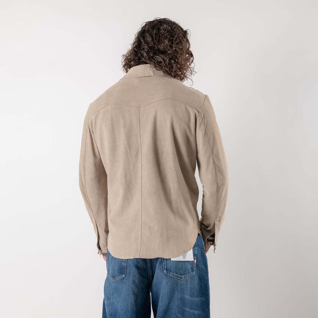 Suede shirt