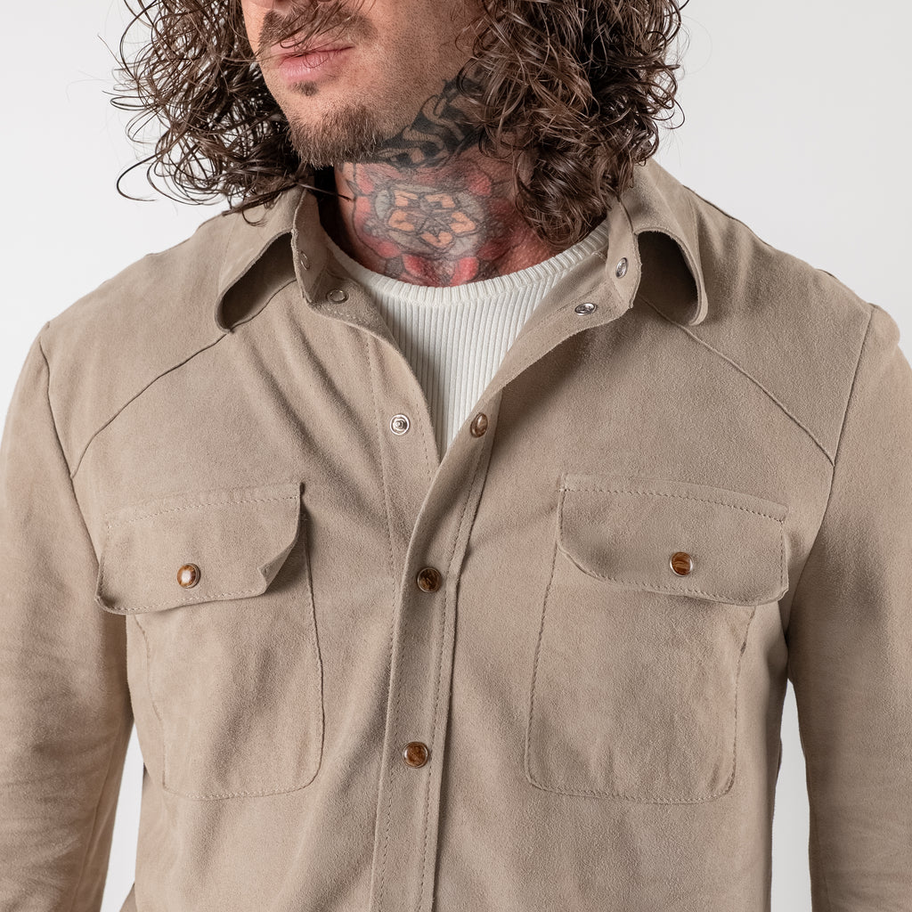Suede shirt