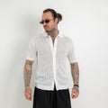 Openwork Shirt with collar