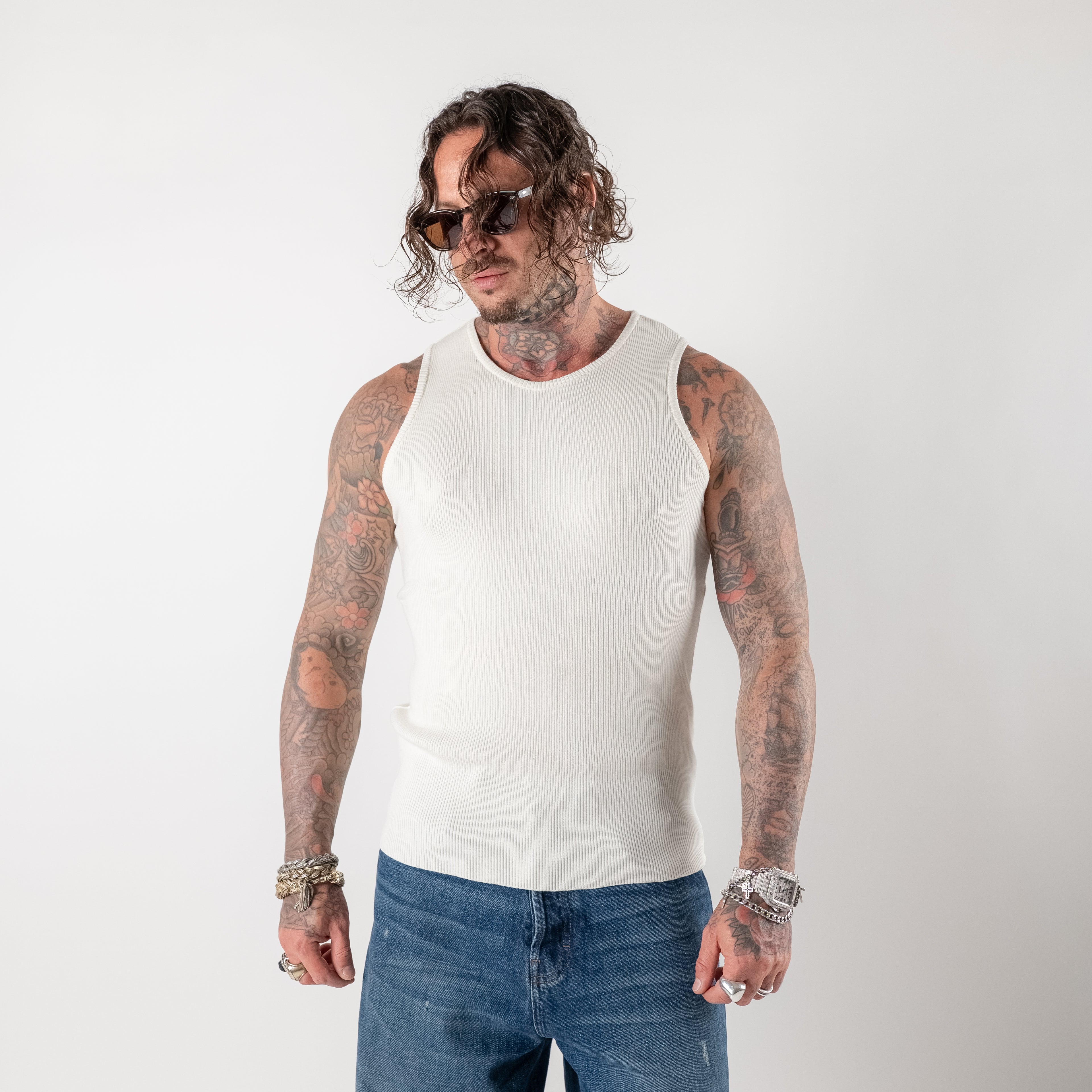 Ribbed tank top