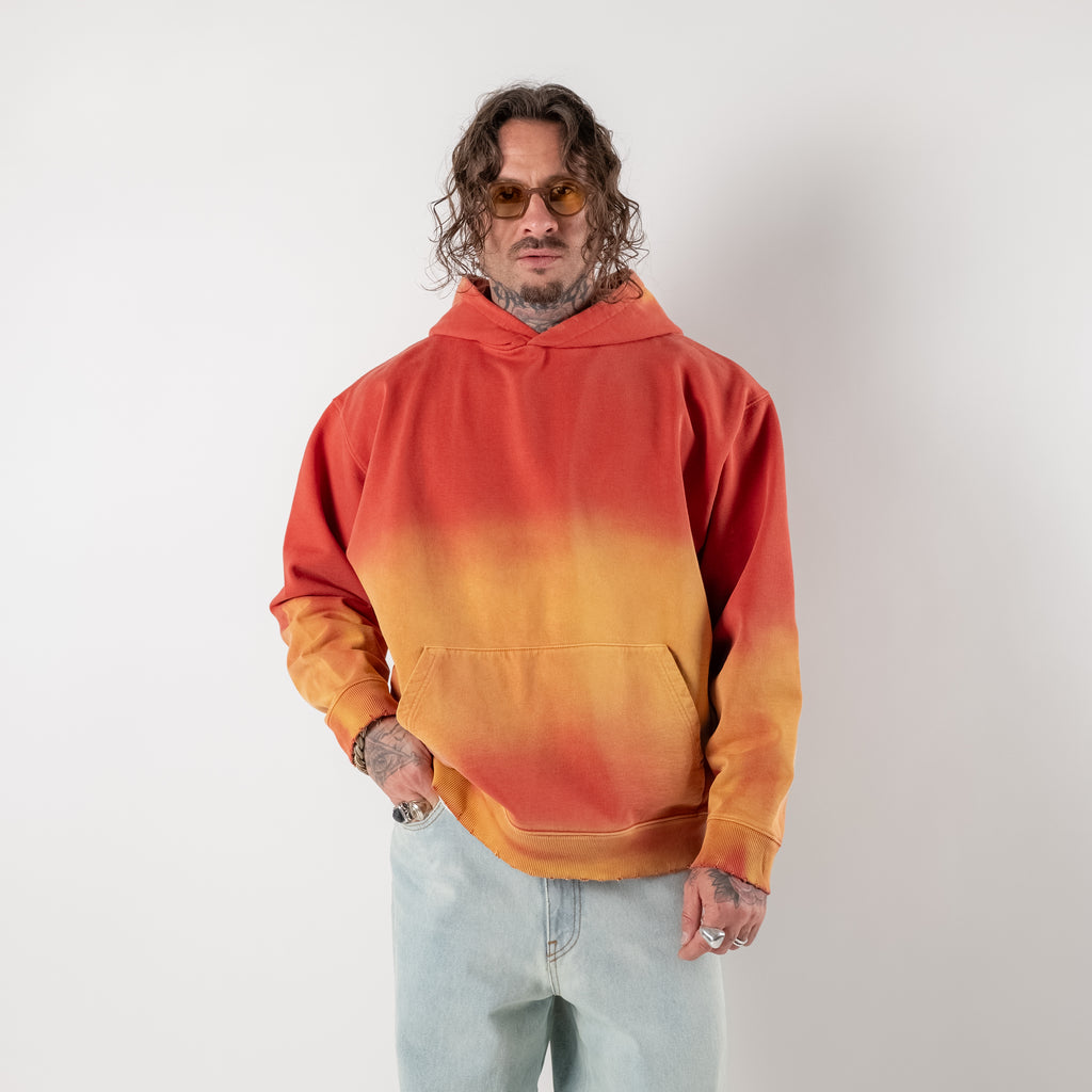 Degradé faded hoodie