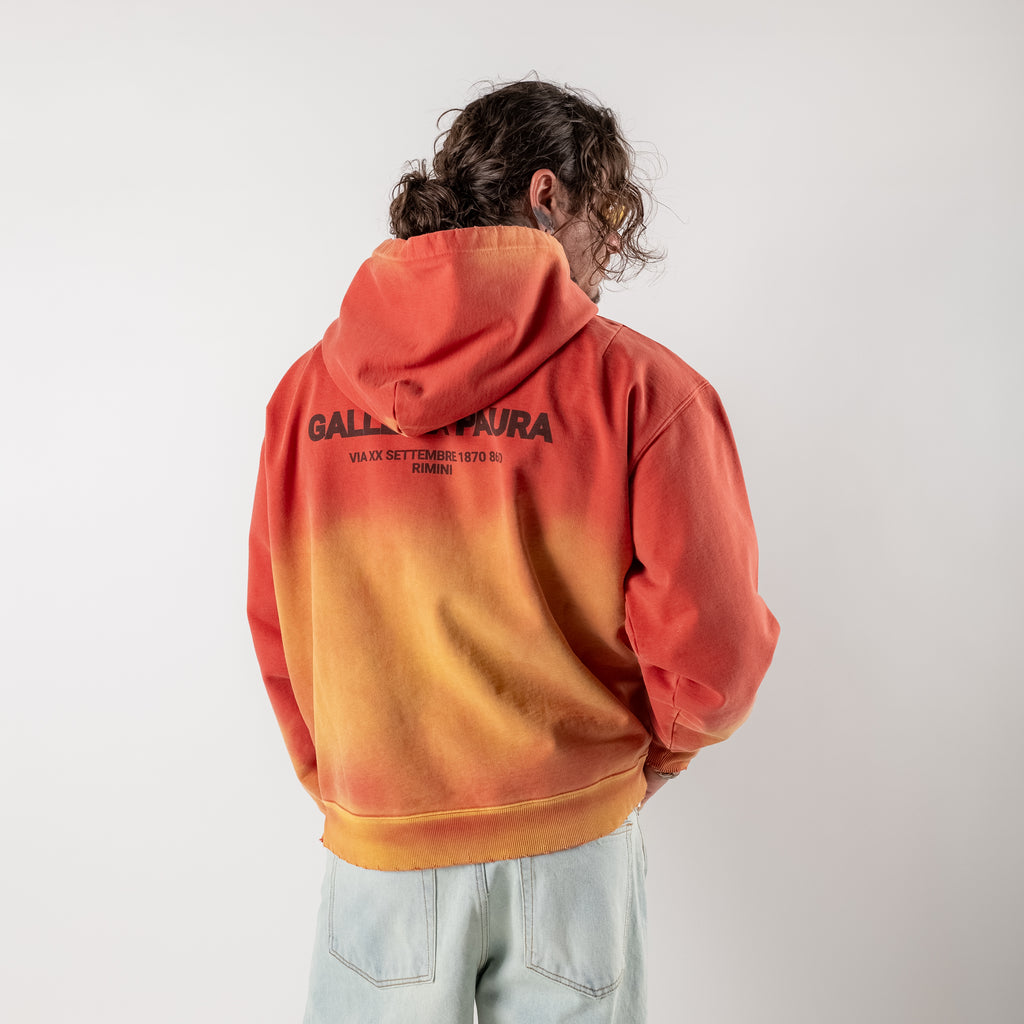 Degradé faded hoodie
