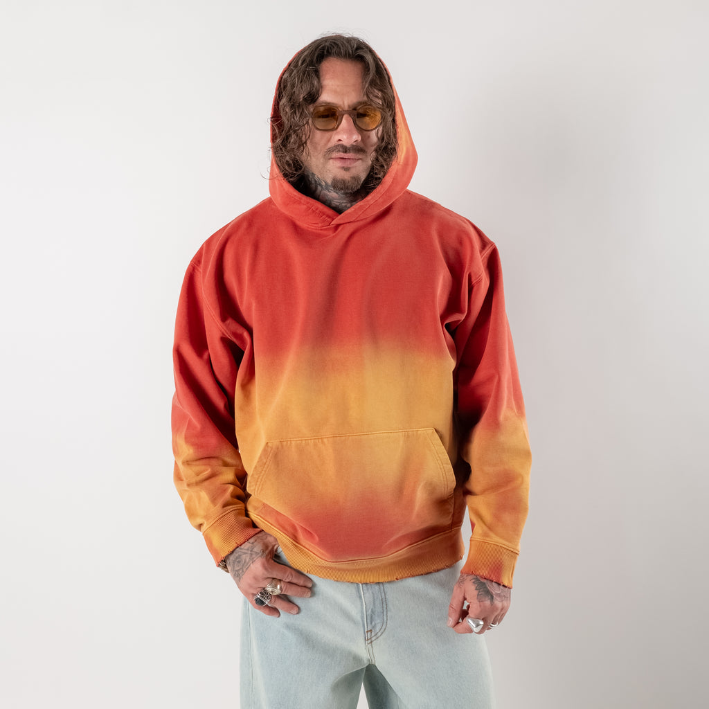 Degradé faded hoodie