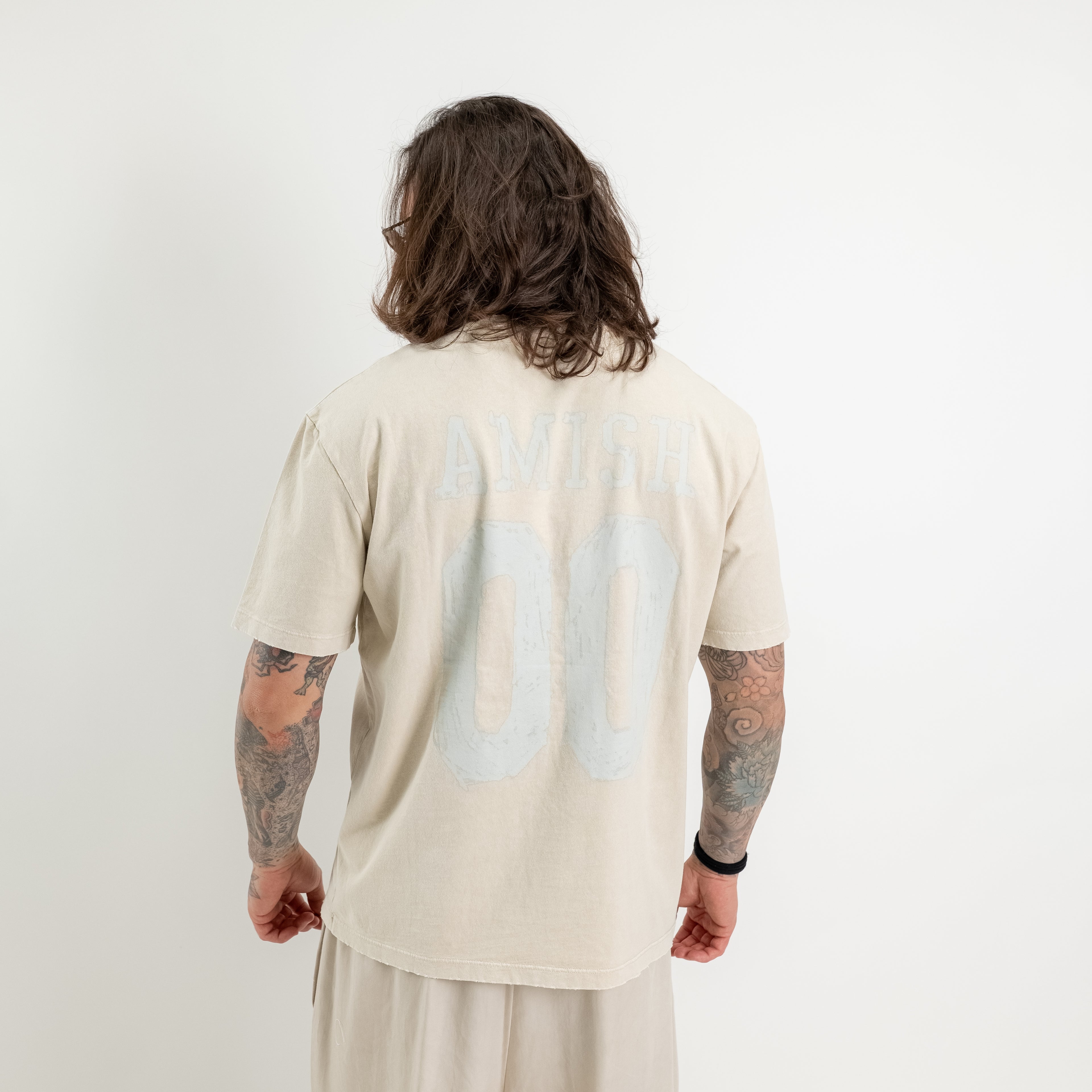 Jersey T-shirt with 00 Laser print