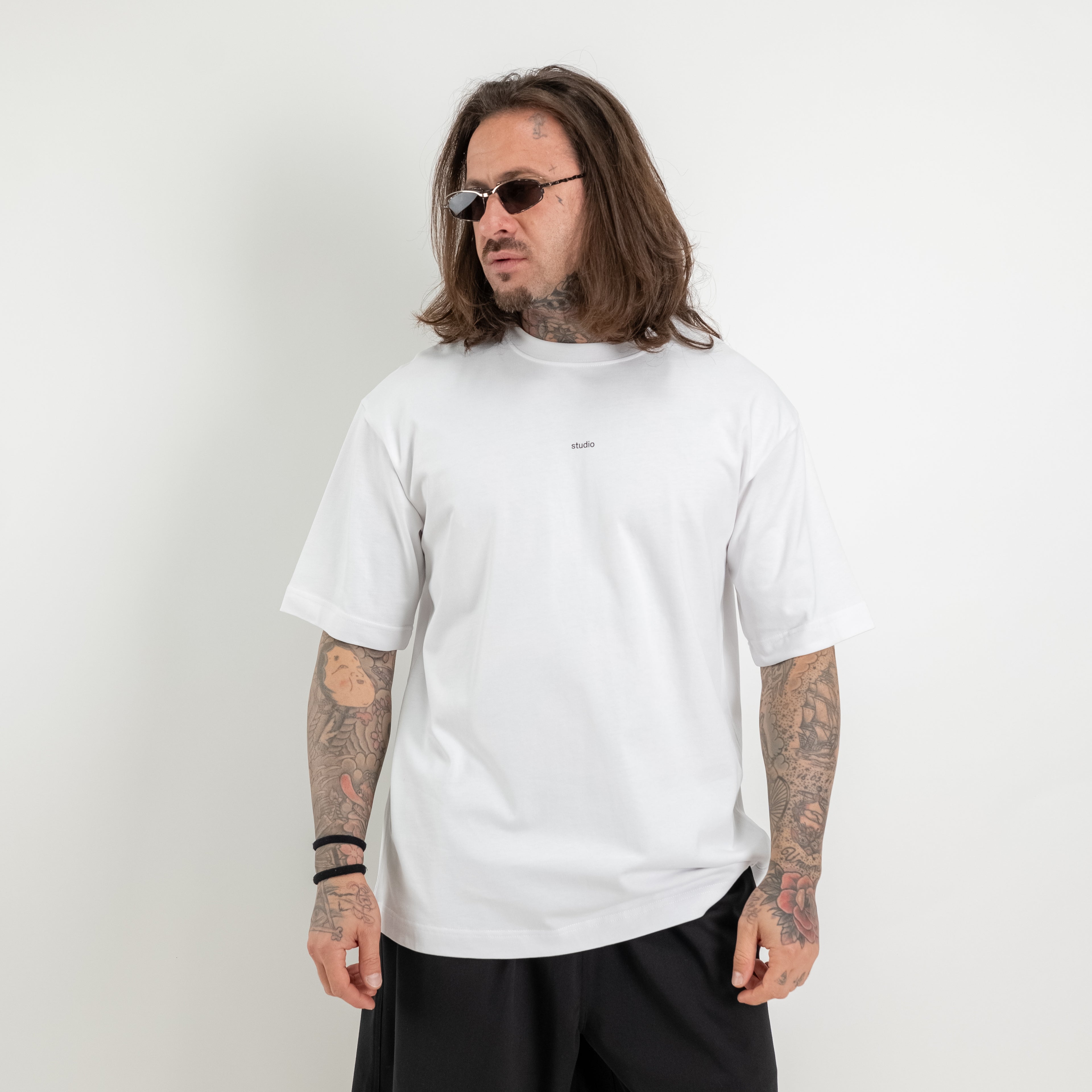 T-shirt over  logo
