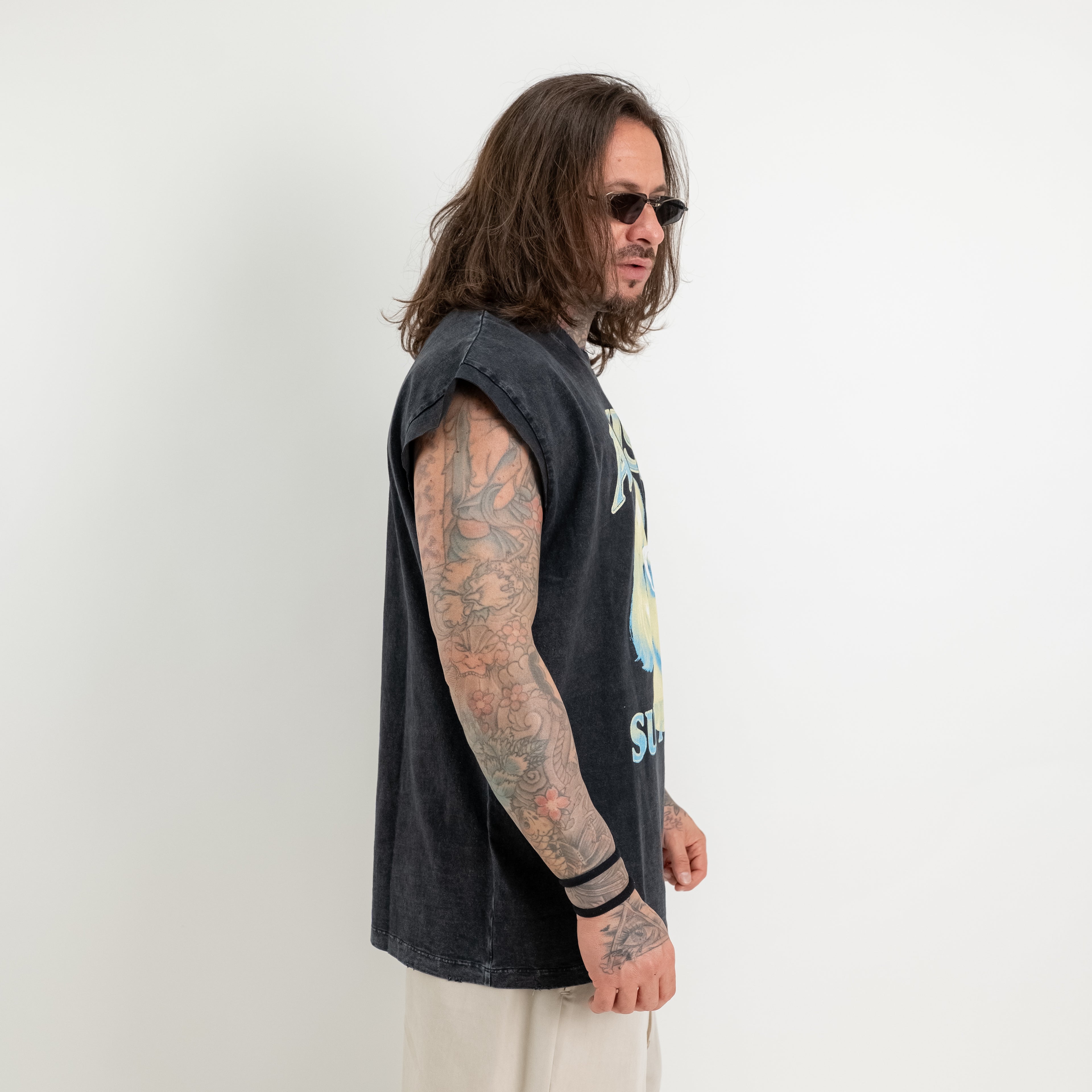Printed tank top t-shirt