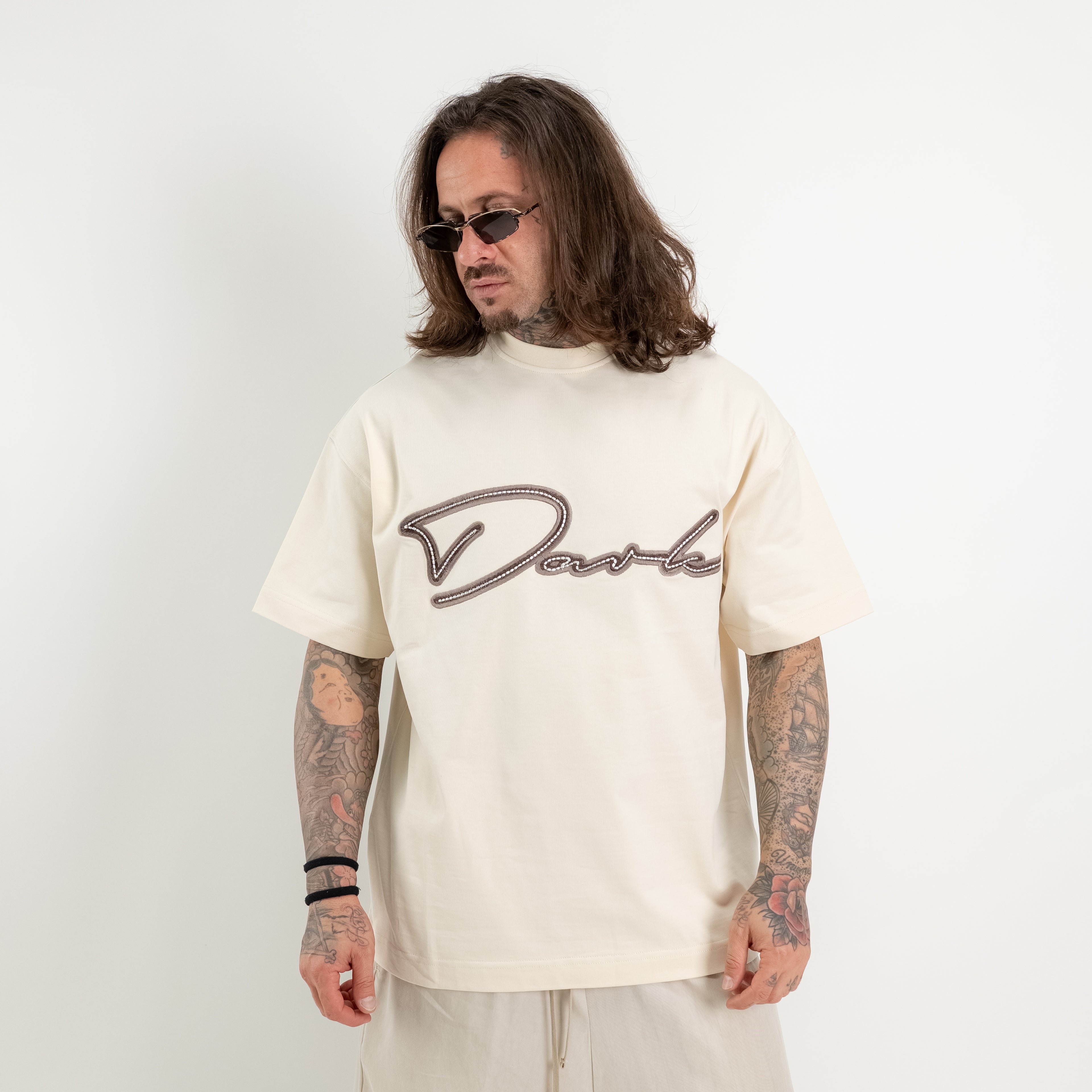 T-Shirt logo ricamato
