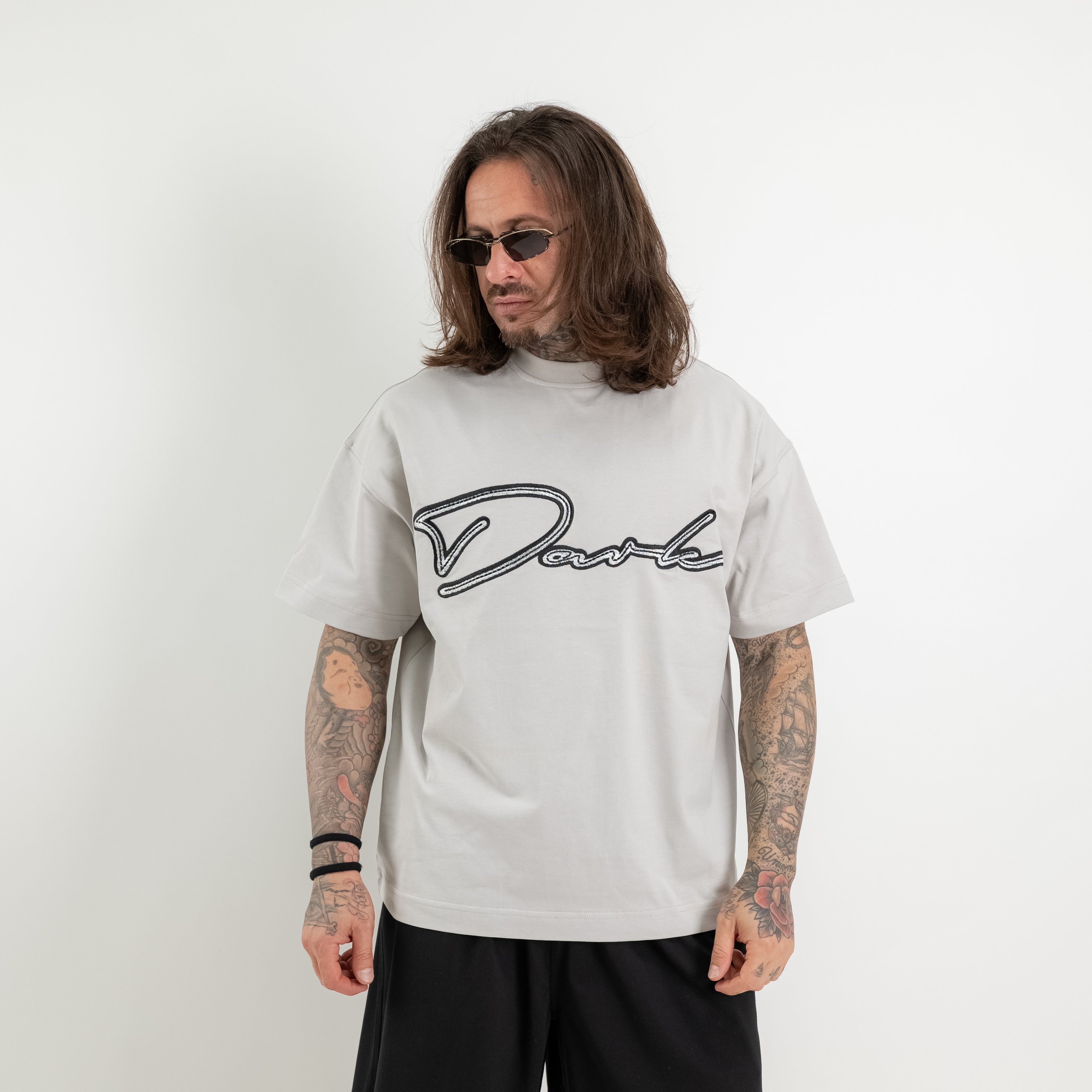 T-Shirt logo ricamato