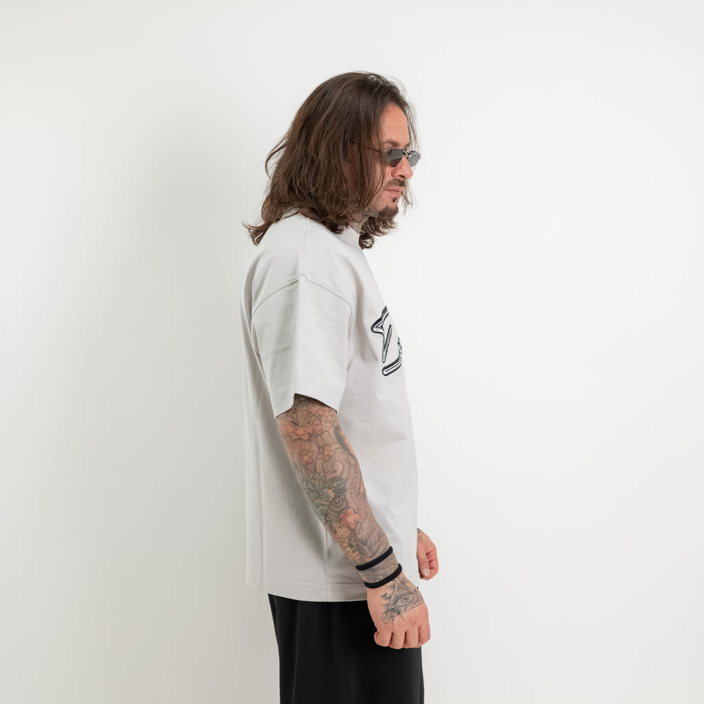 T-Shirt logo ricamato