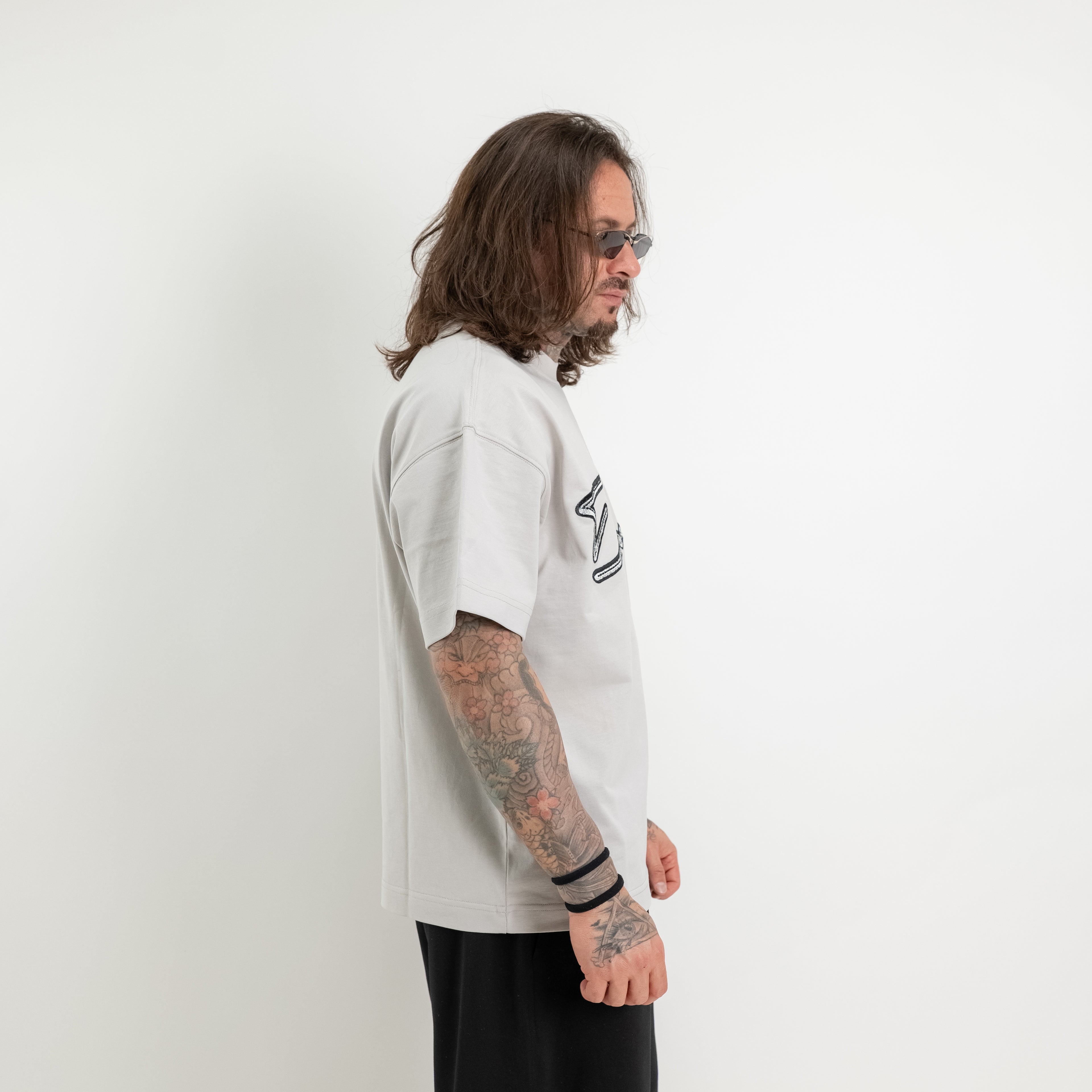 T-Shirt logo ricamato