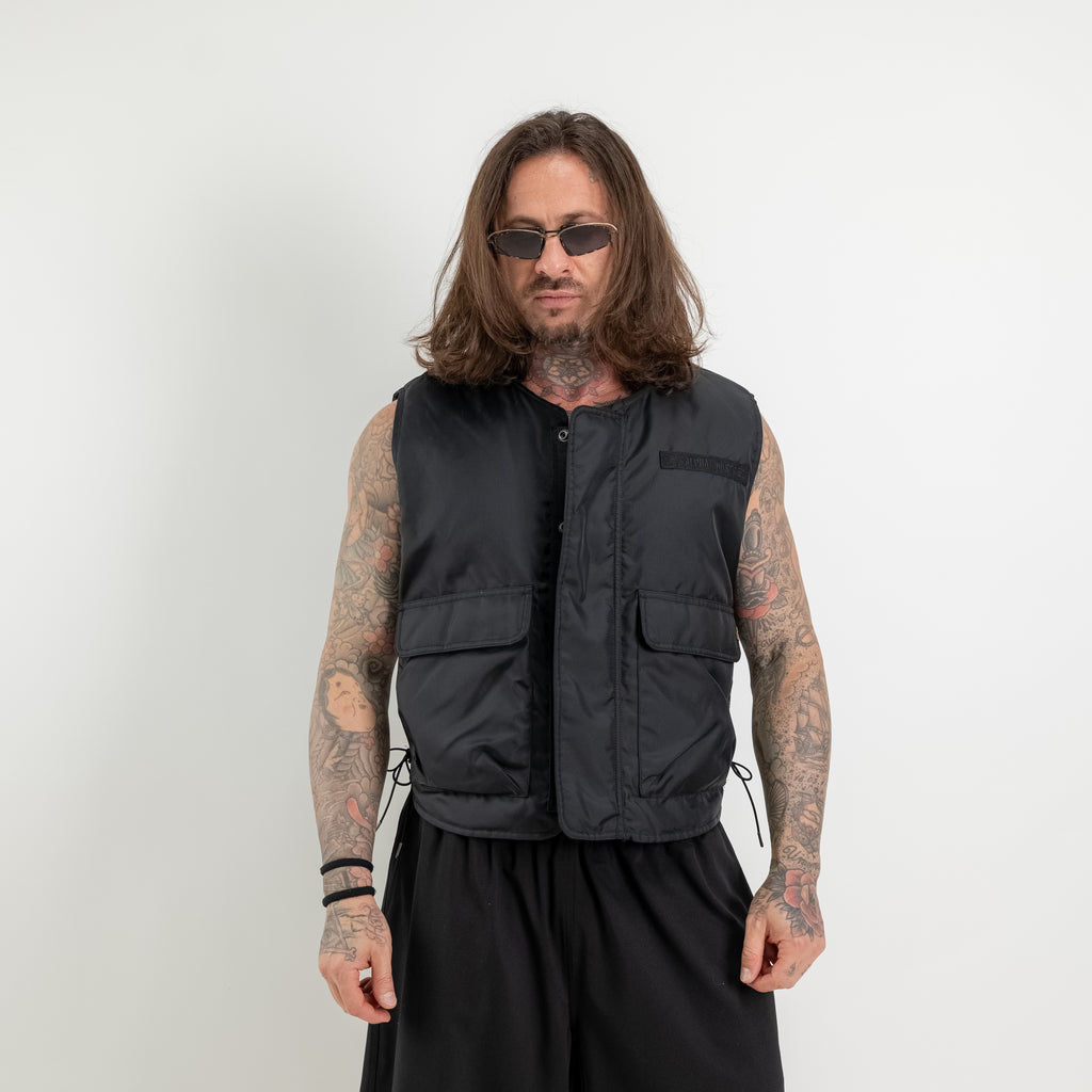 Gilet allacciatura con coulisse