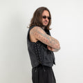 Gilet allacciatura con coulisse