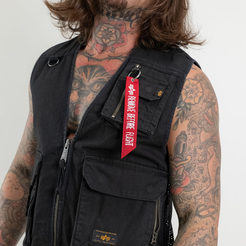Gilet tasche applicate utility