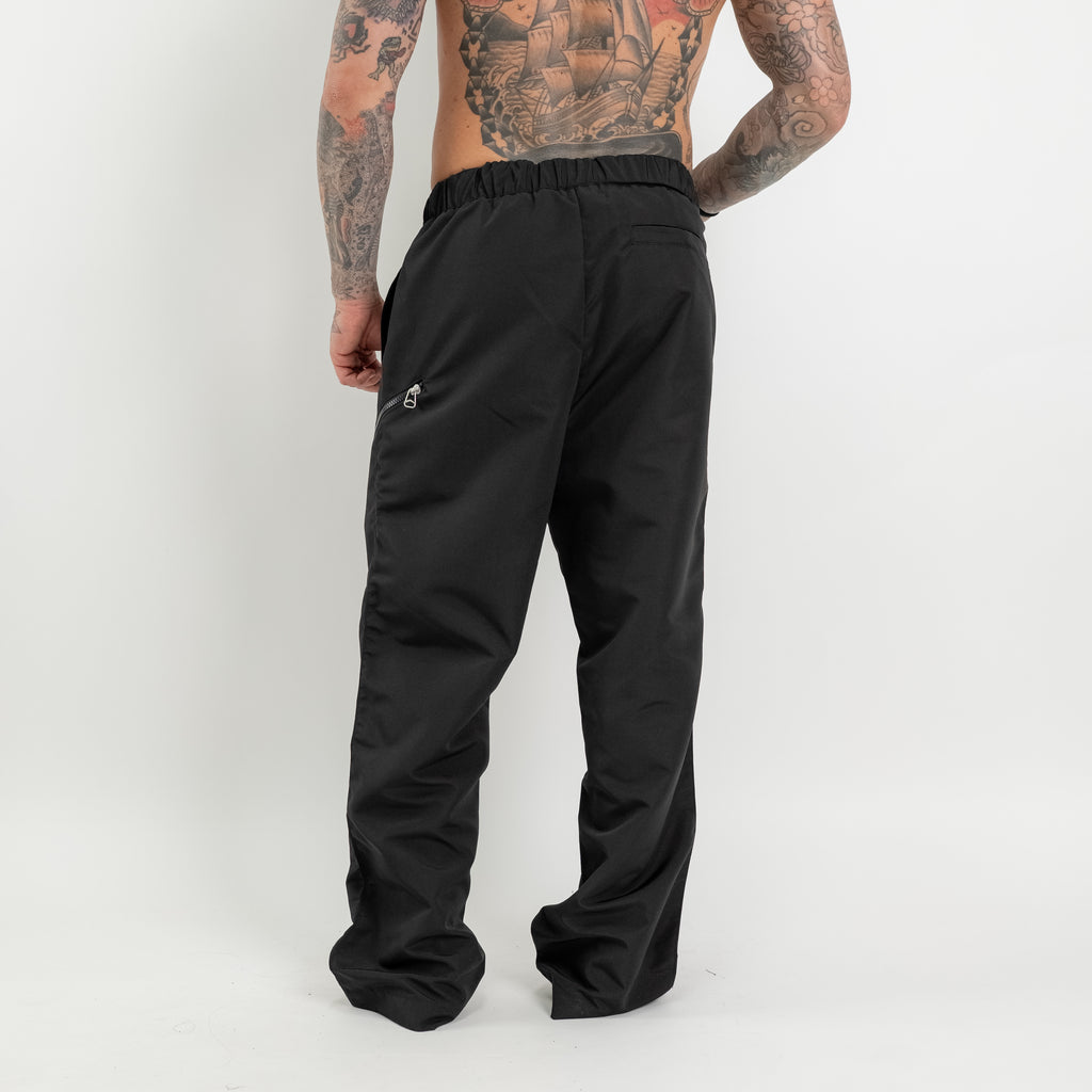 Pantalone con cintura in tessuto tecnico