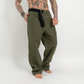 Pantalone con cintura in tessuto tecnico