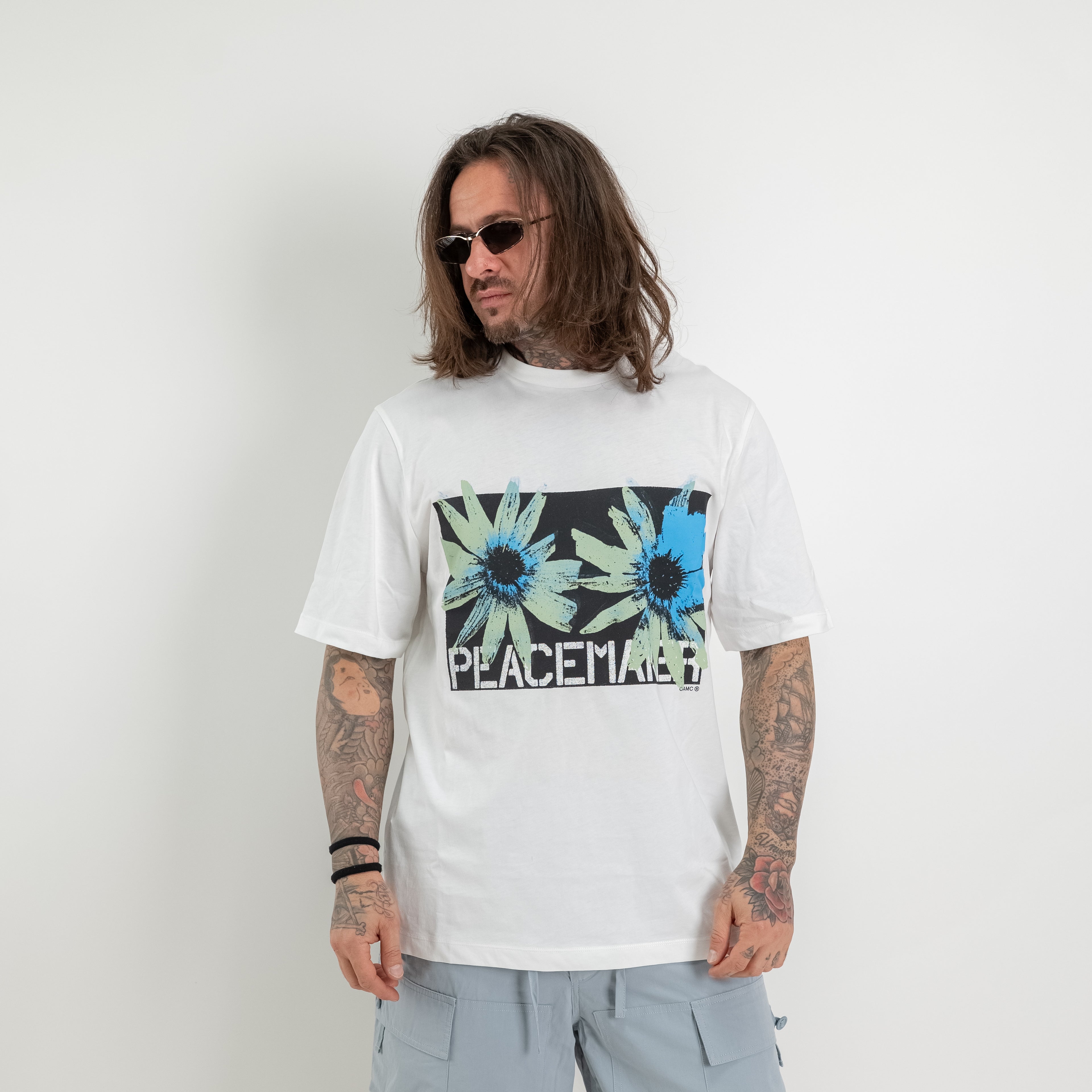 T-shirt stampa Peacemaker Daisies