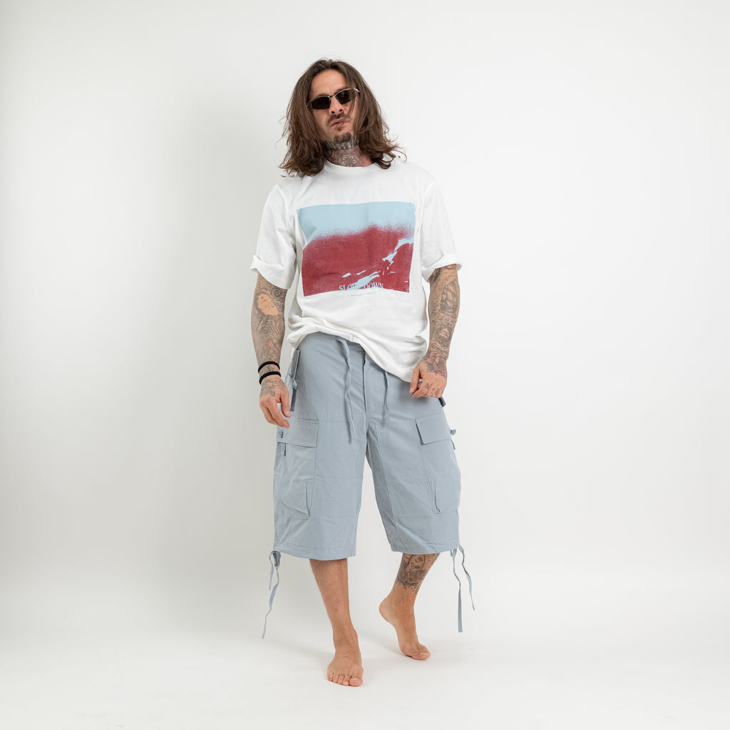 T-Shirt stampa SLOW DOWN