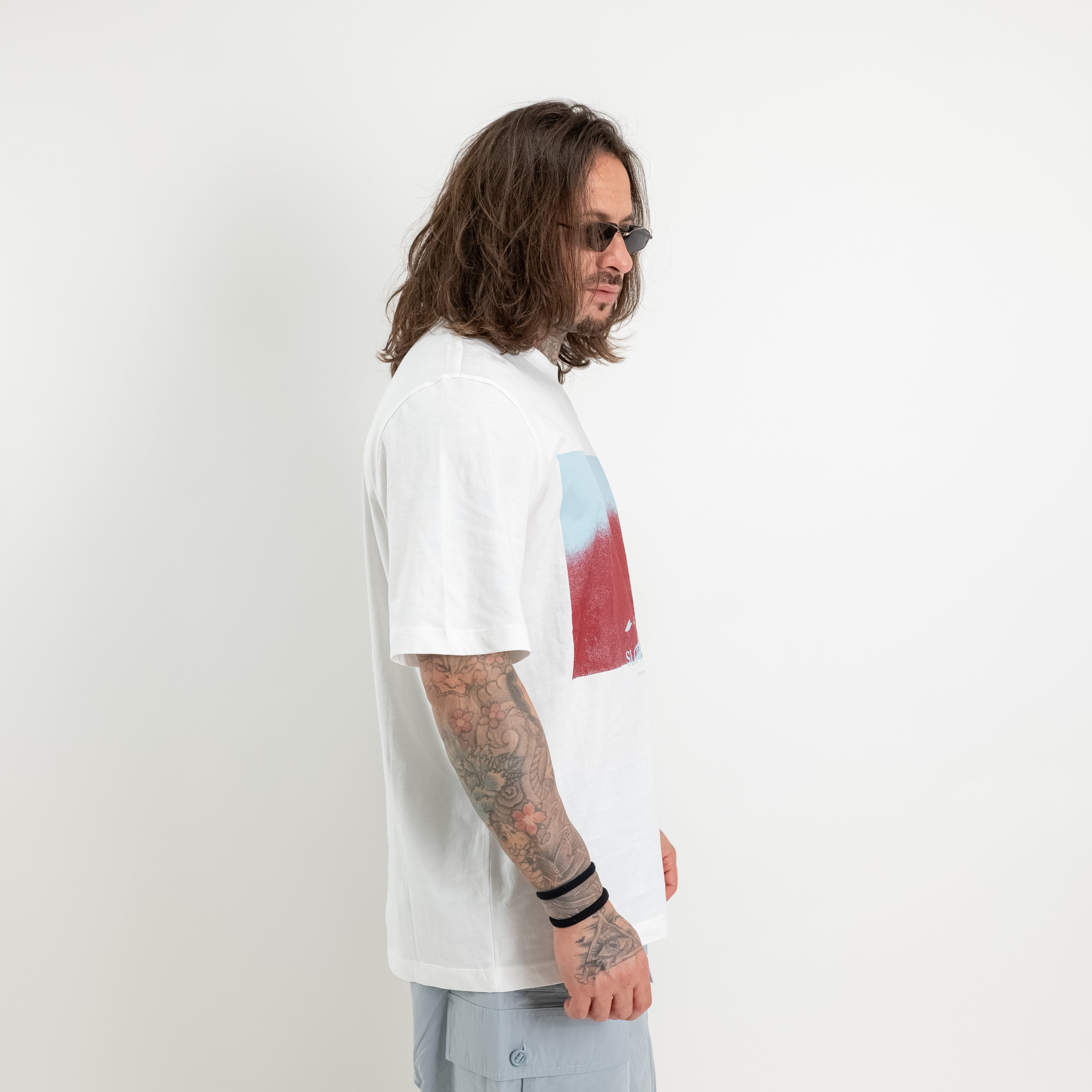 T-Shirt stampa SLOW DOWN