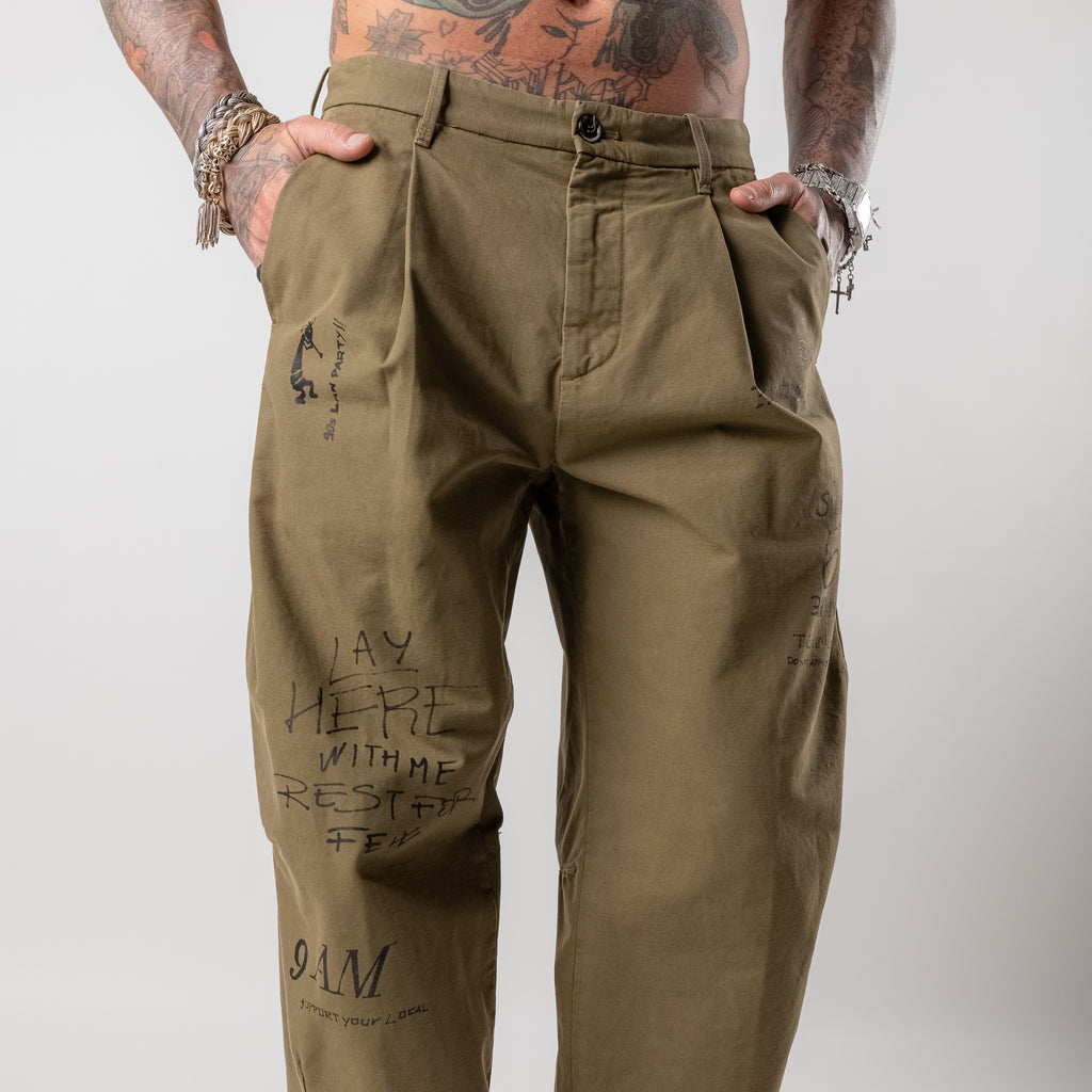 "Hand-Drawn" Balloon Trousers