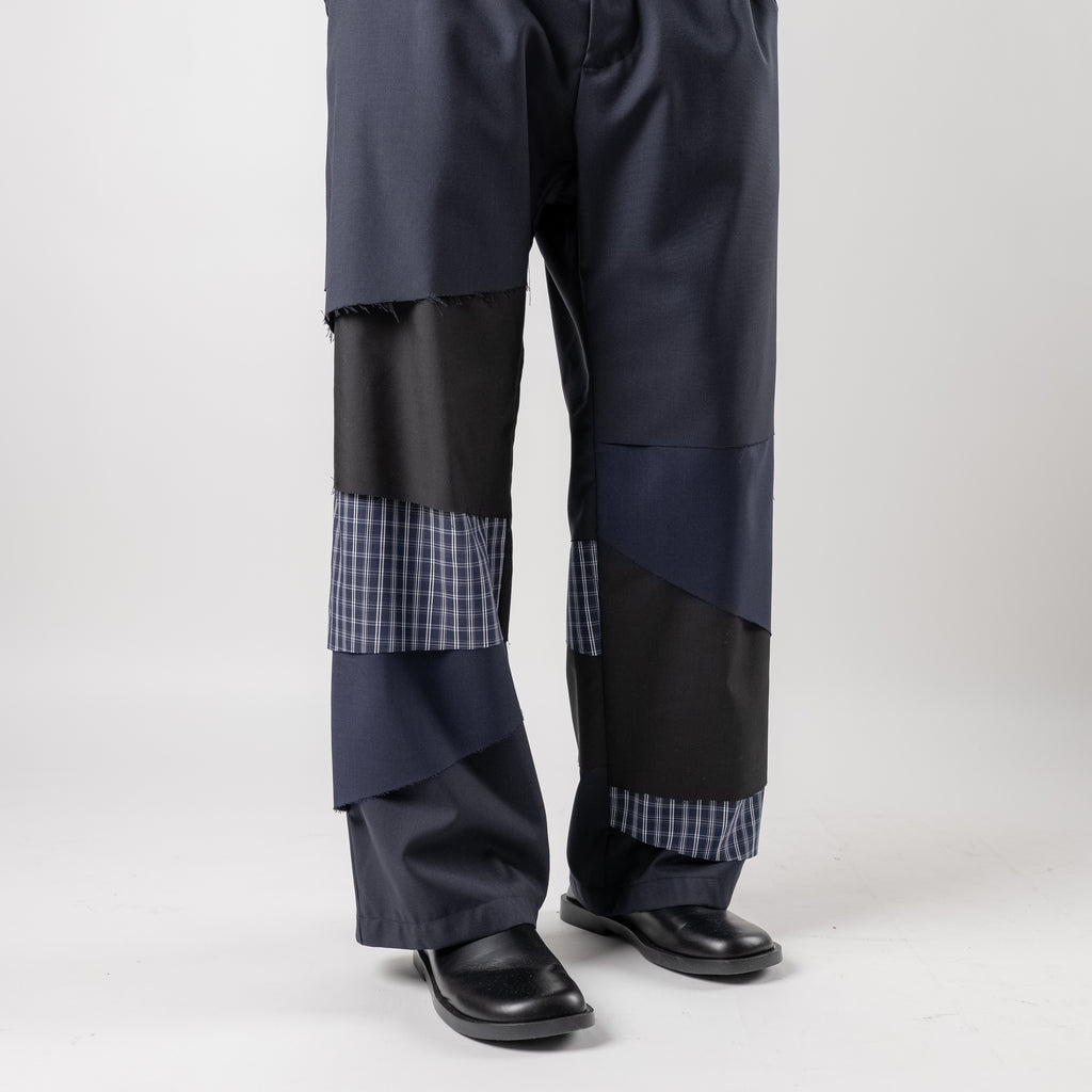 Deconstructed Patchwork Trousers