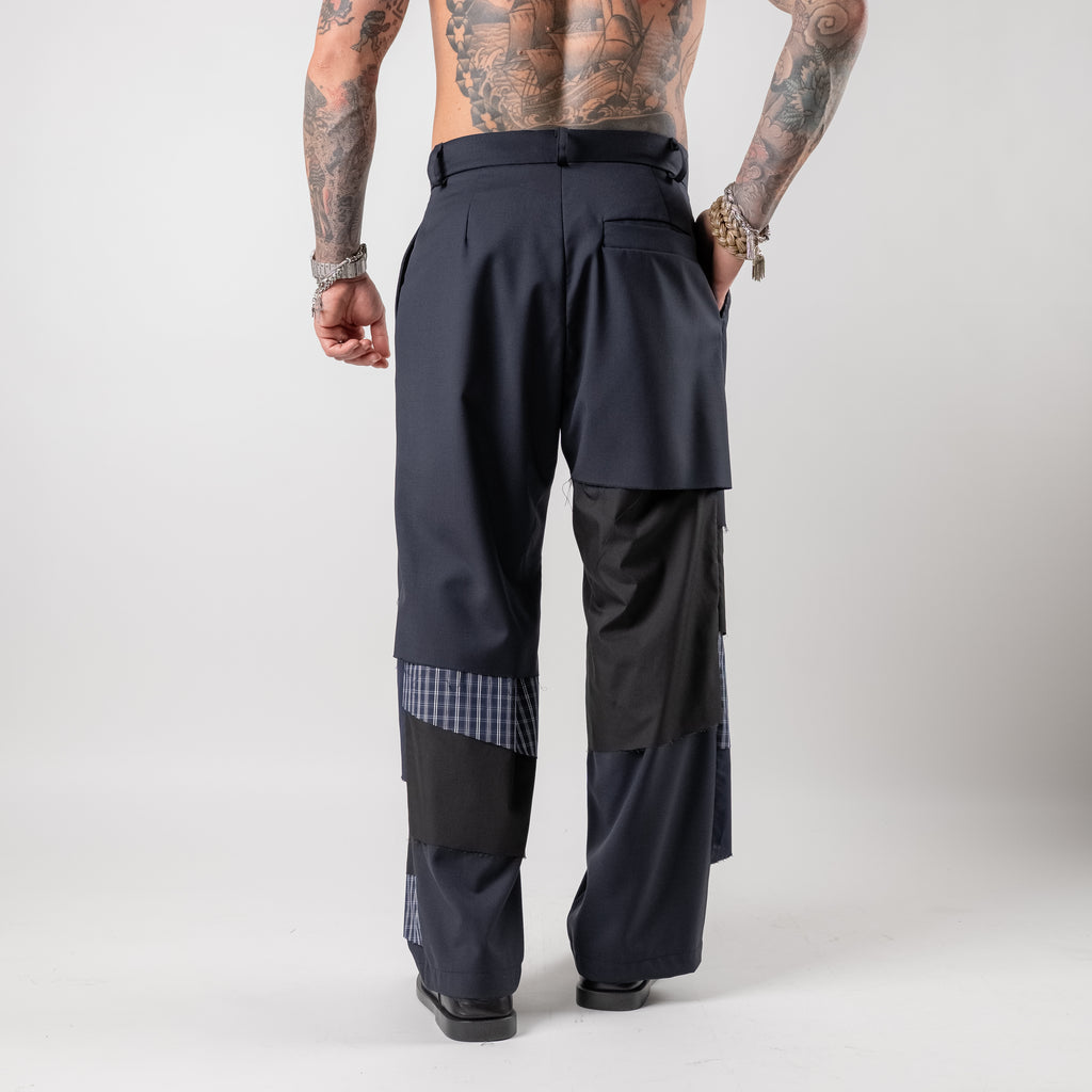 Deconstructed Patchwork Trousers