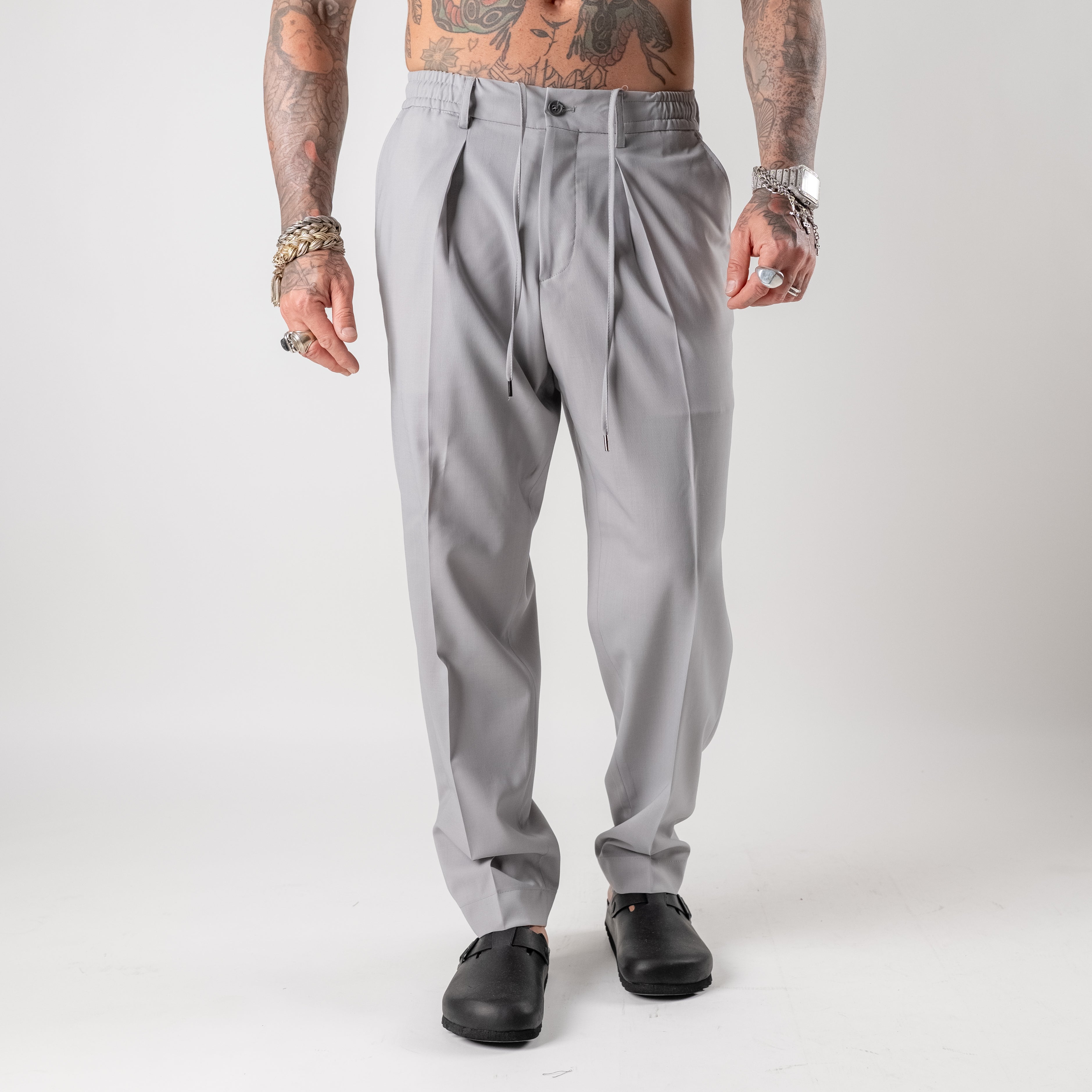 Relaxed Drawstring Trousers
