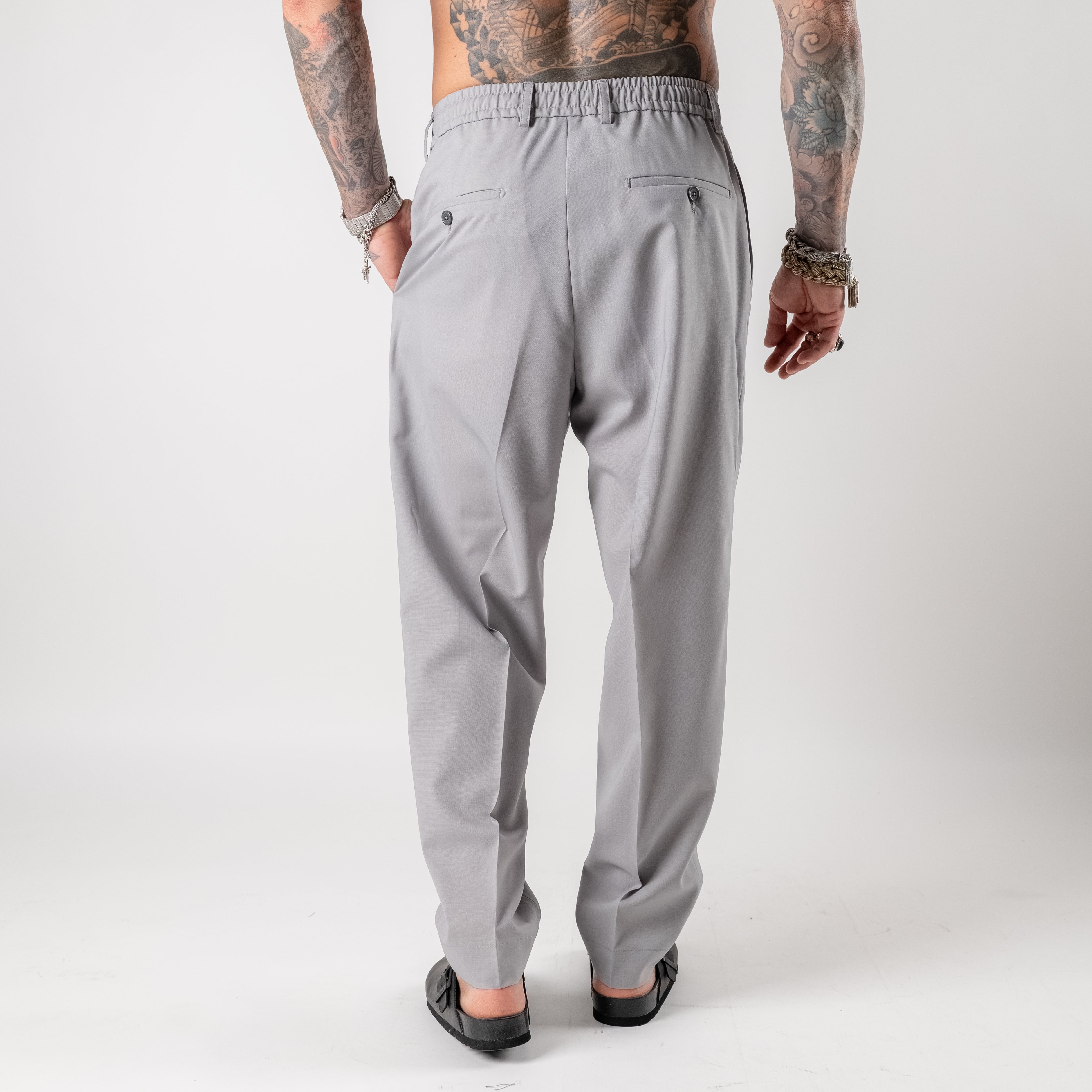 Relaxed Drawstring Trousers