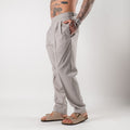 Cool wool trousers with side buckle