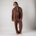 Pantalone Wide-Leg Strutturato in modal