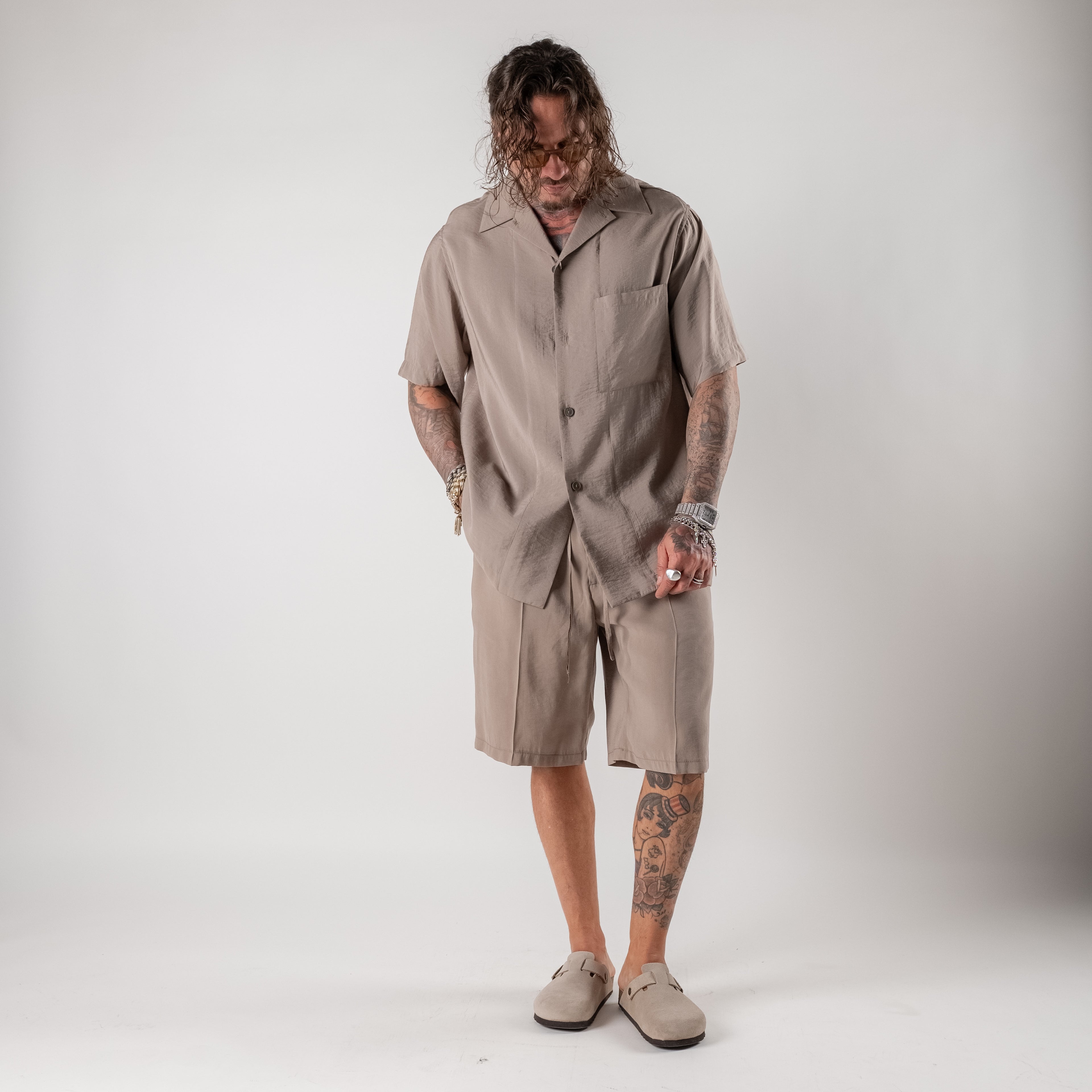 Camicia maniche corte in modal