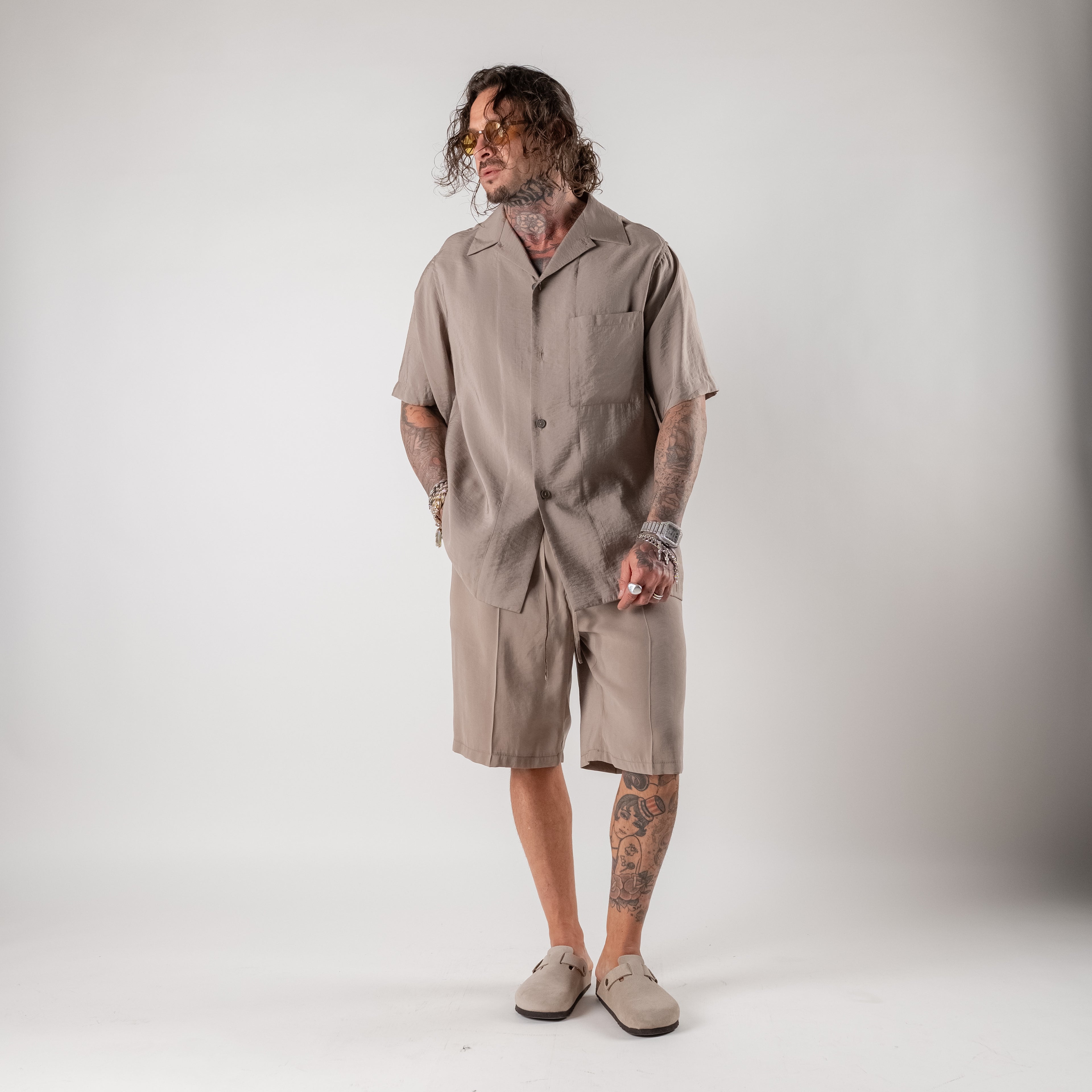 Camicia maniche corte in modal
