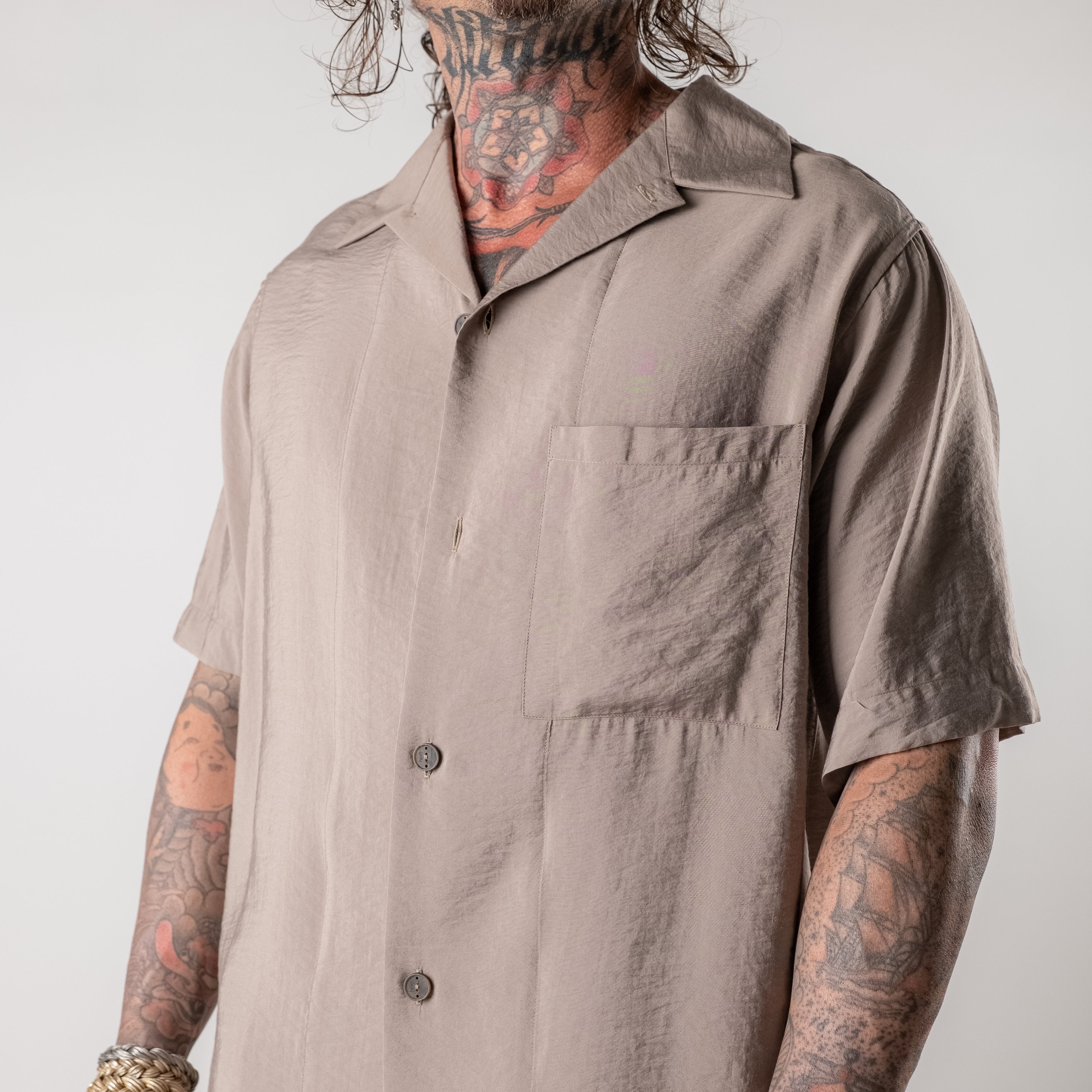 Camicia maniche corte in modal