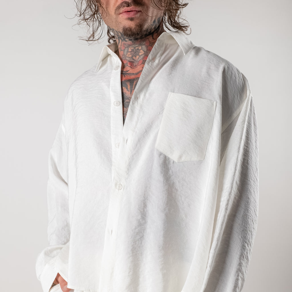 Camicia over crop in modal