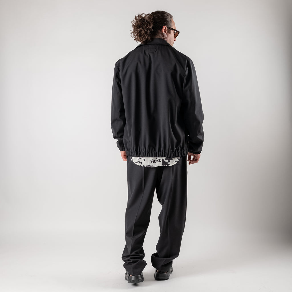 Zip-up cool wool jacket