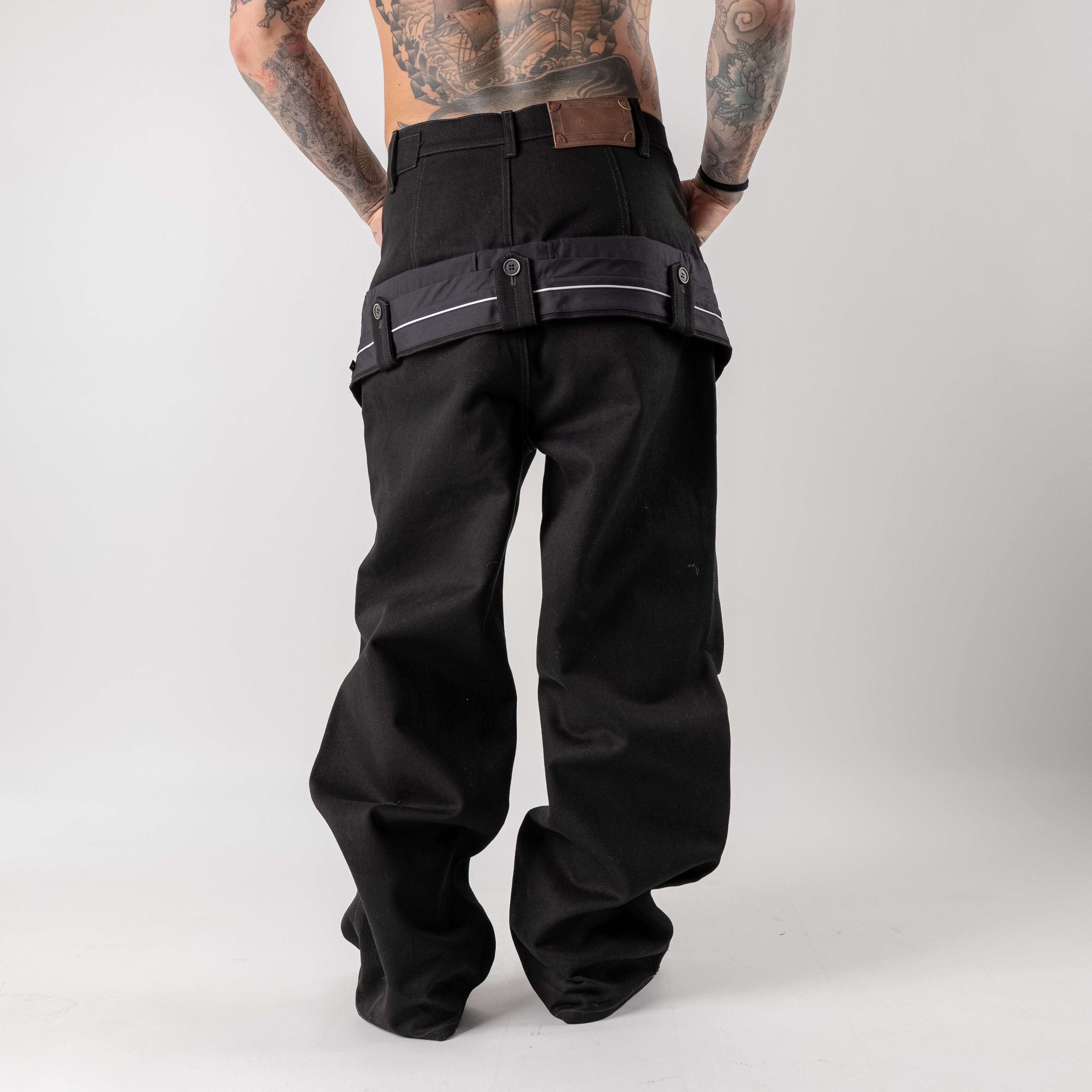 Double-waisted trousers