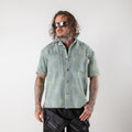 Flower embroidered shirt