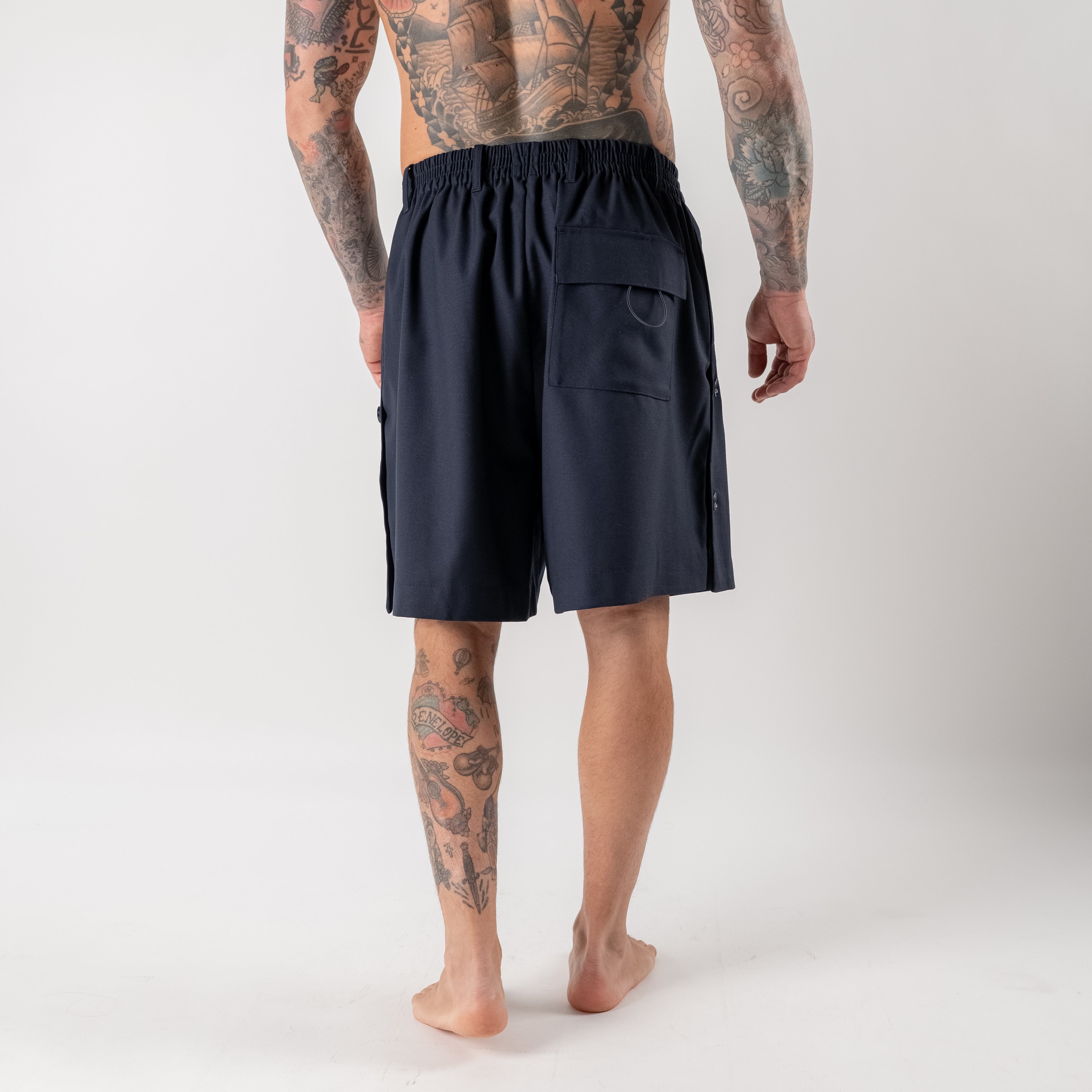 Bermuda Work shorts in fresco wool