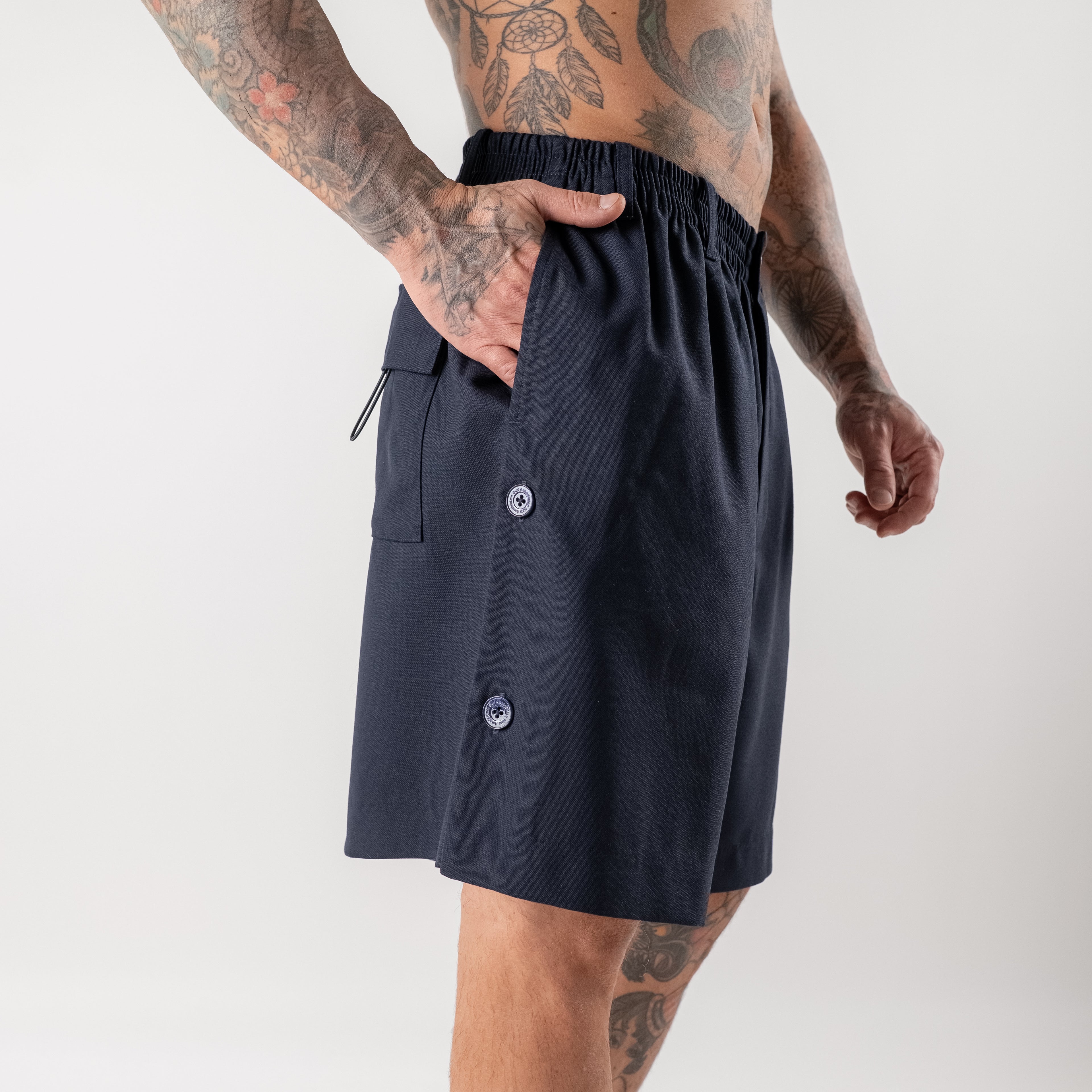 Bermuda Work shorts in fresco wool